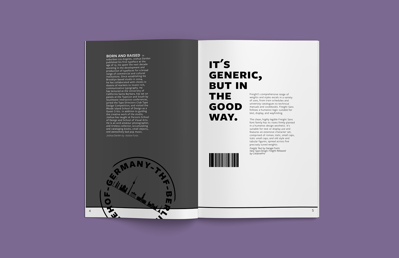 Freight Sans Pro Book Font