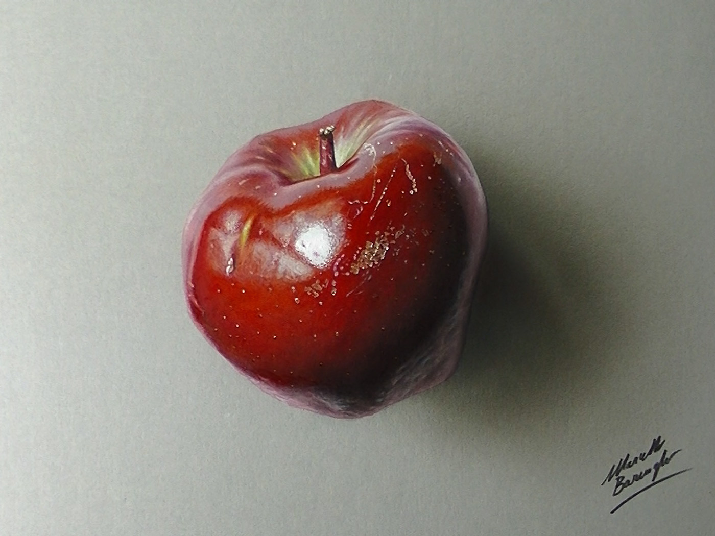 Apple - Daniel´s - Drawings & Illustration, Food & Beverage, Fruit, Apples  - ArtPal