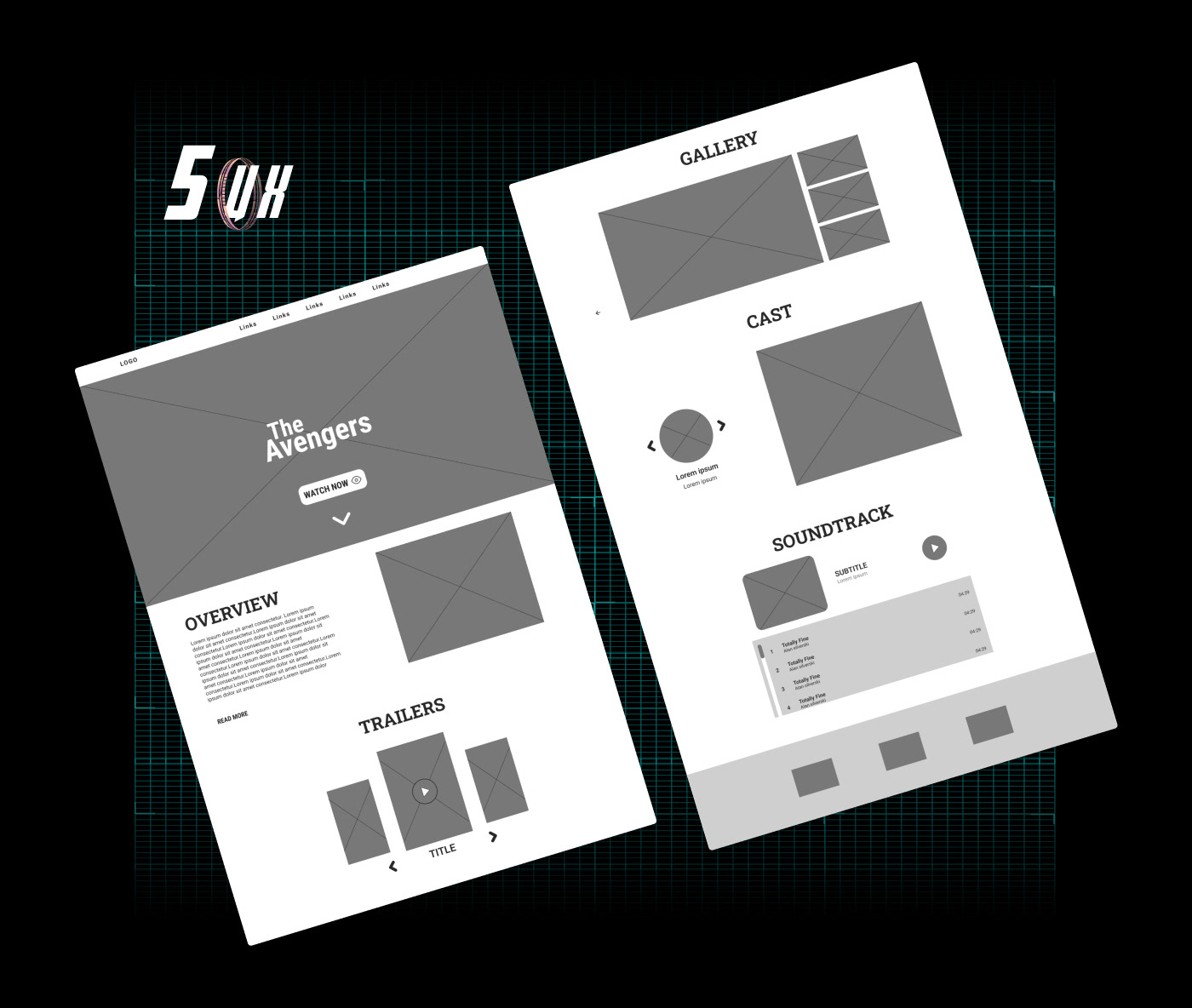 Web Design  Website ux/ui ui design animation  prototype Figma user interface movie Avengers