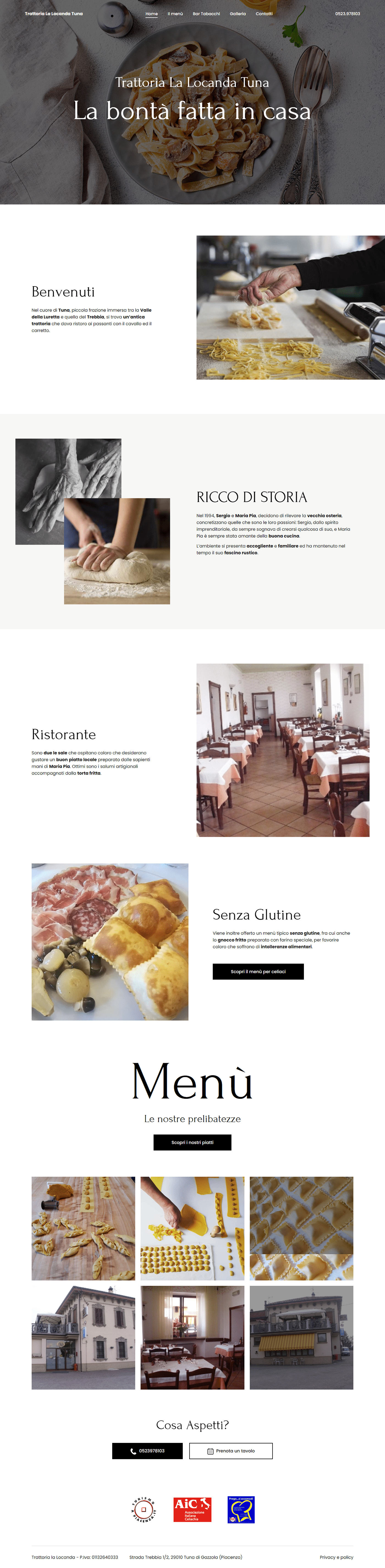 bar copywriting  css digital marketing HTML restaurant trattoria ux Web Design  Website