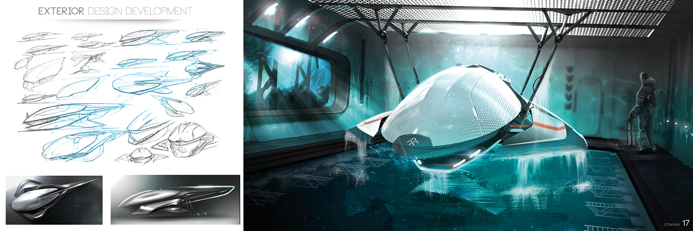 future submarine automotive   design transportation artwork detail vr augmented reality faraday