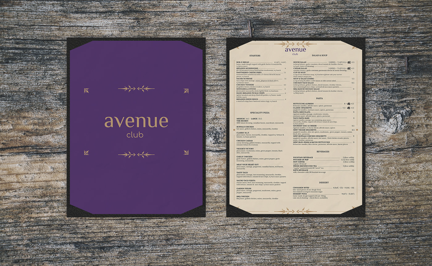 menu design menu adobe illustratore photoshop graphic design  club menu restaurant menu