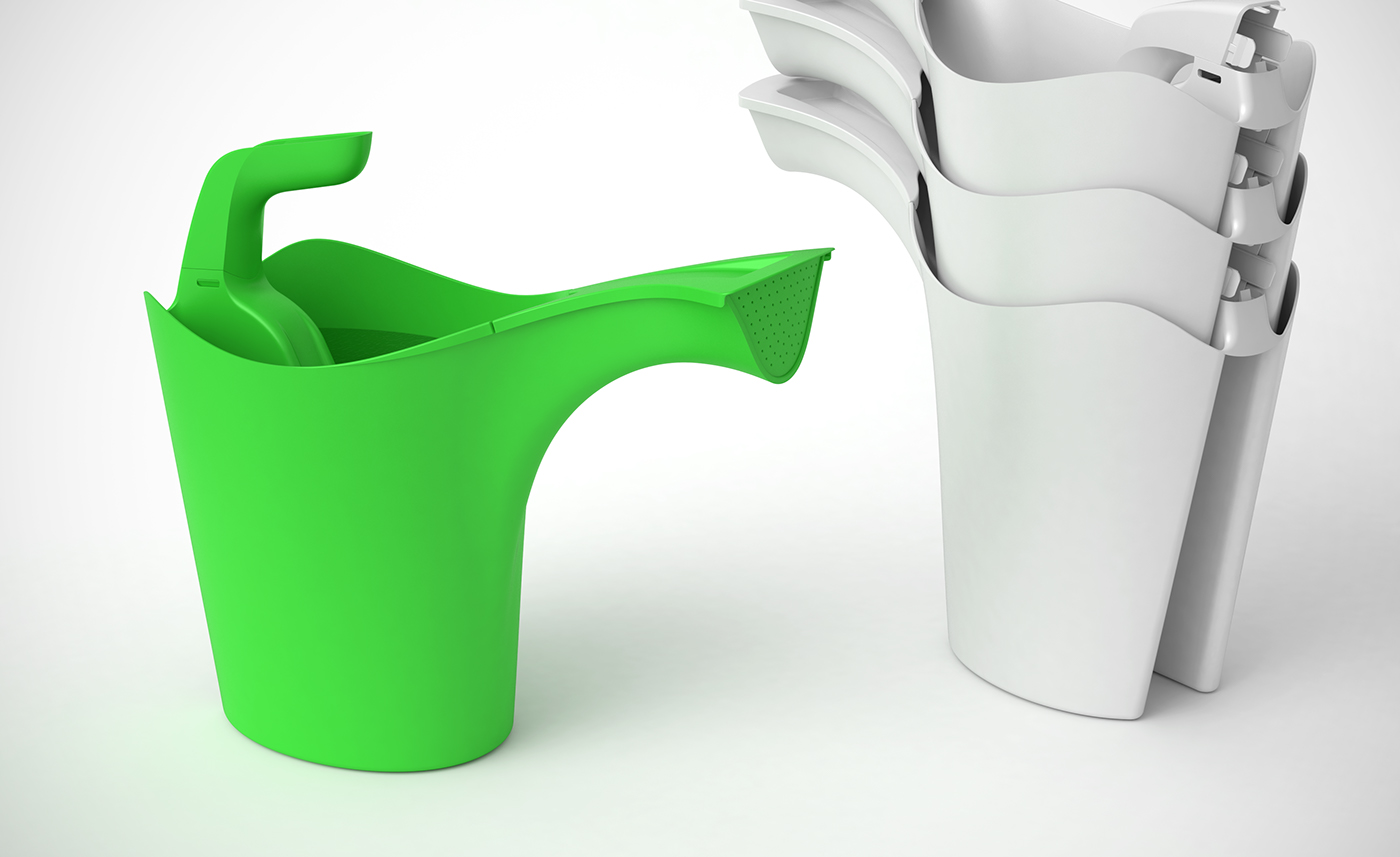 design watering can 3D Rhinoceros cad injection modling