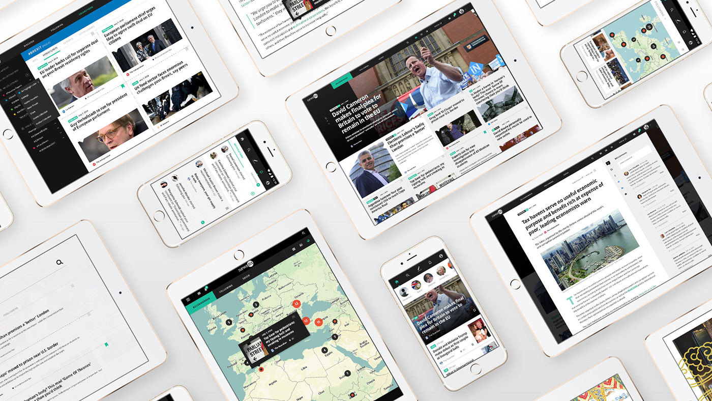 news app filter map artificial intelligence articles Publishers editors curate