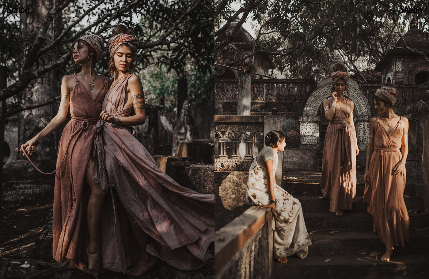 boho bohofashion bohostyle Fashion  fashioneditorial India models slowfashion temple