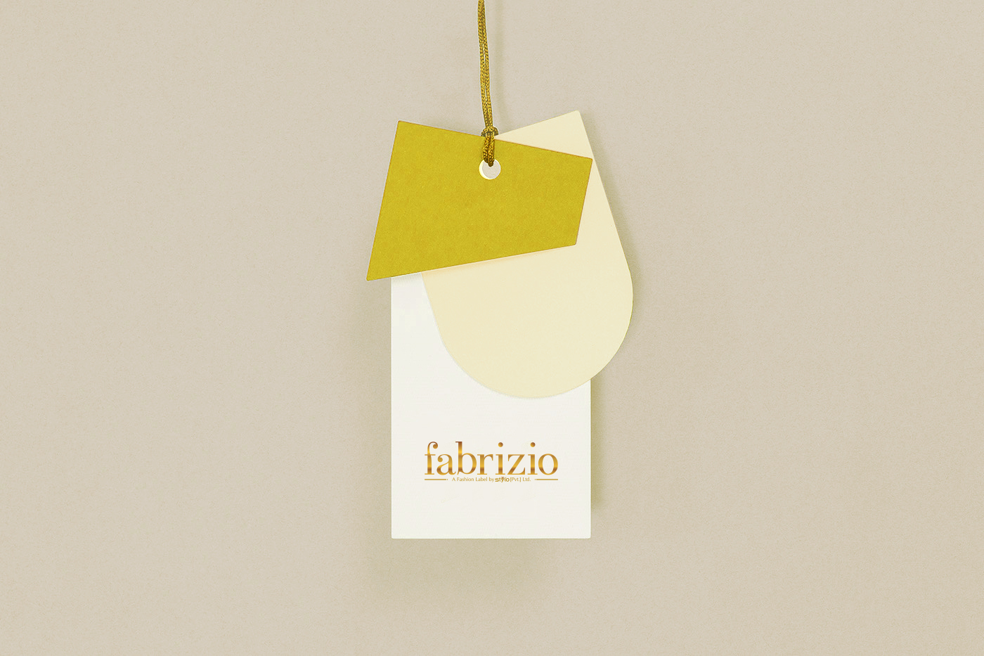 campaign stationary Interior branding  logo fabirzio business card changing room fabrizio store