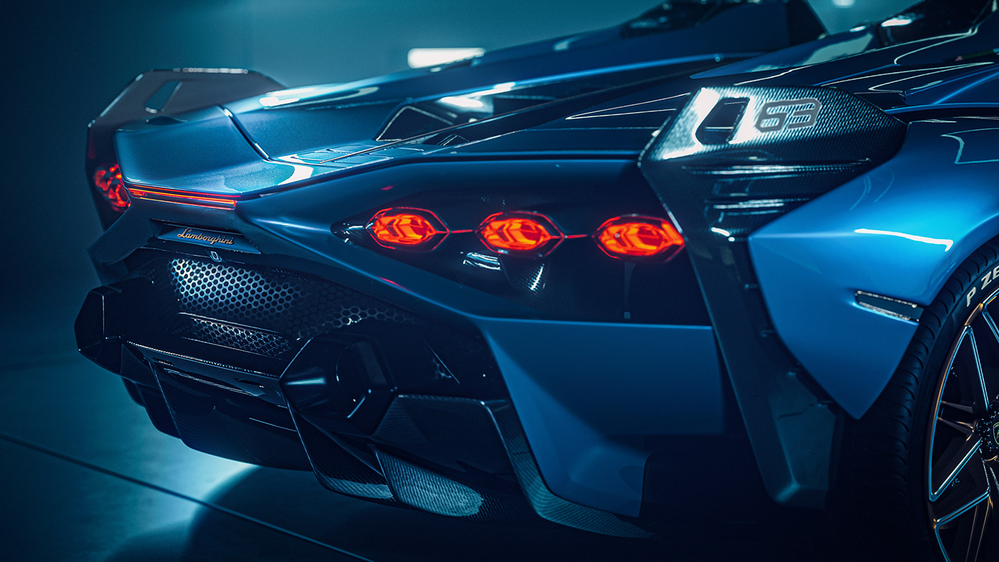3D automotive   car CGI lamborghini realtime Render supercar UE4 Unreal Engine
