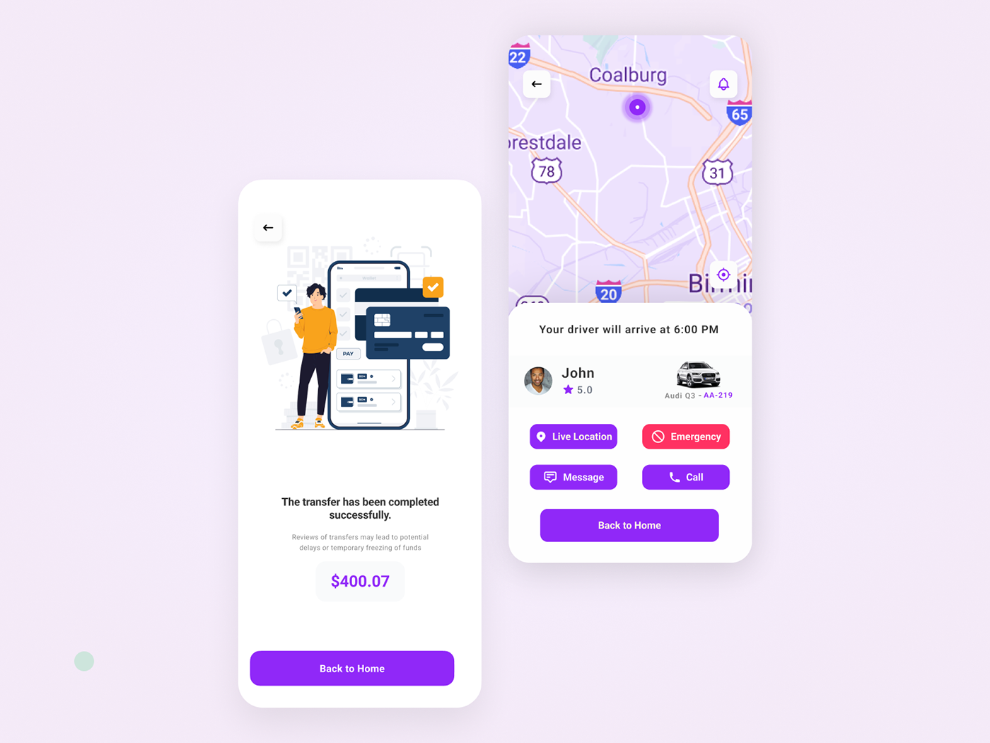 taxi Booking app design app design Figma UI/UX ui design user interface Web Design 