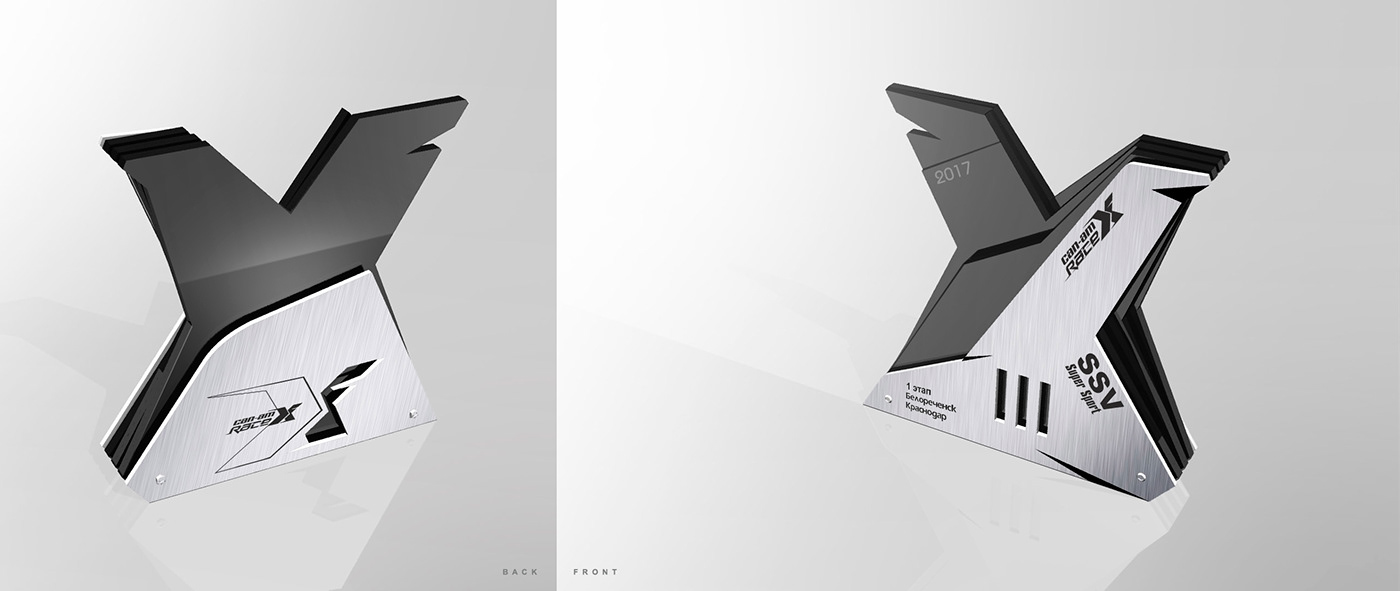 Awards product sketch Product Rendering 3D Rendering race industrial design  product design  Can-Am cup Medal