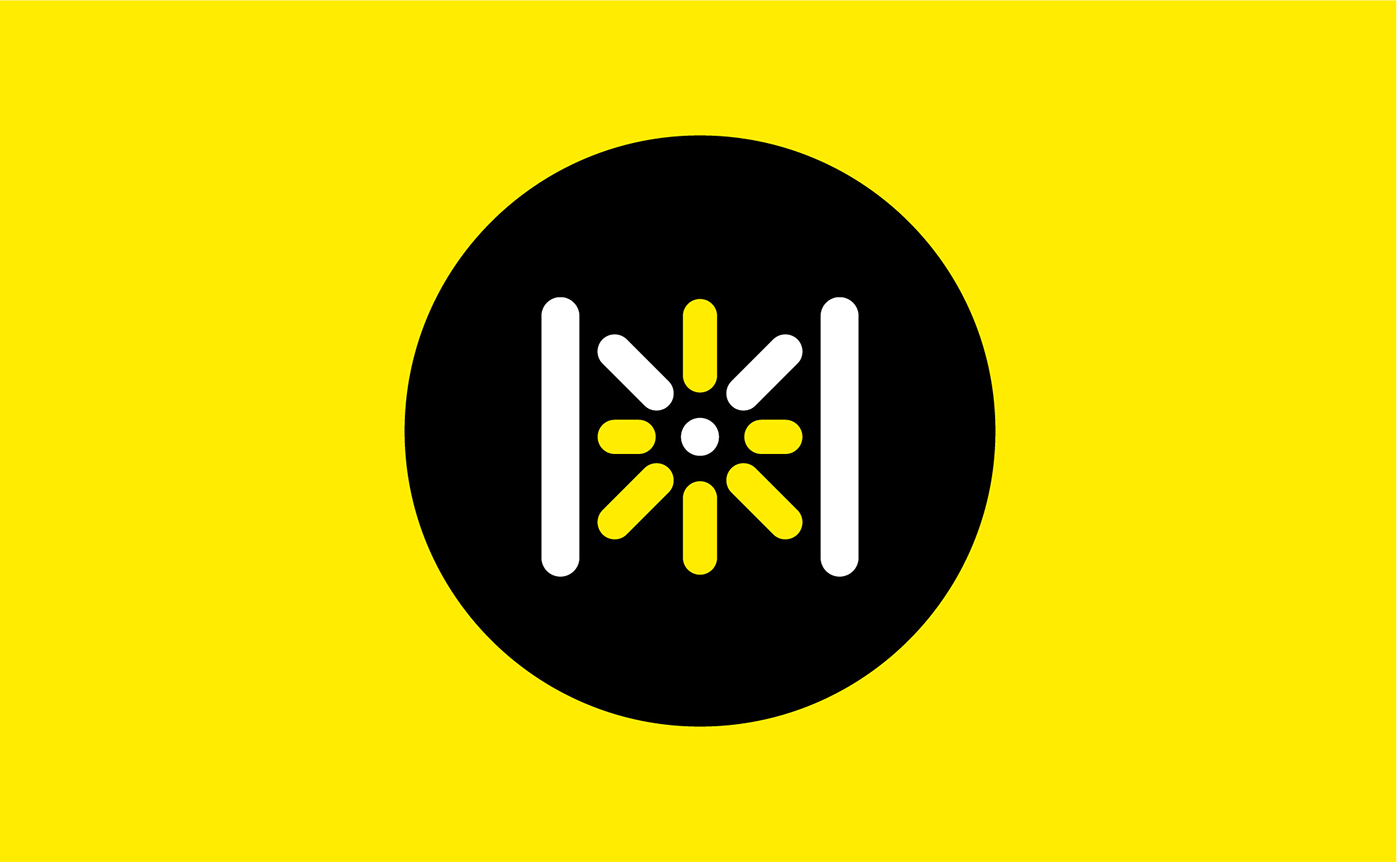 museum logo Logotype Brand Design innovation Innovative Workshop Event digital stationnery yellow REMIX stencil