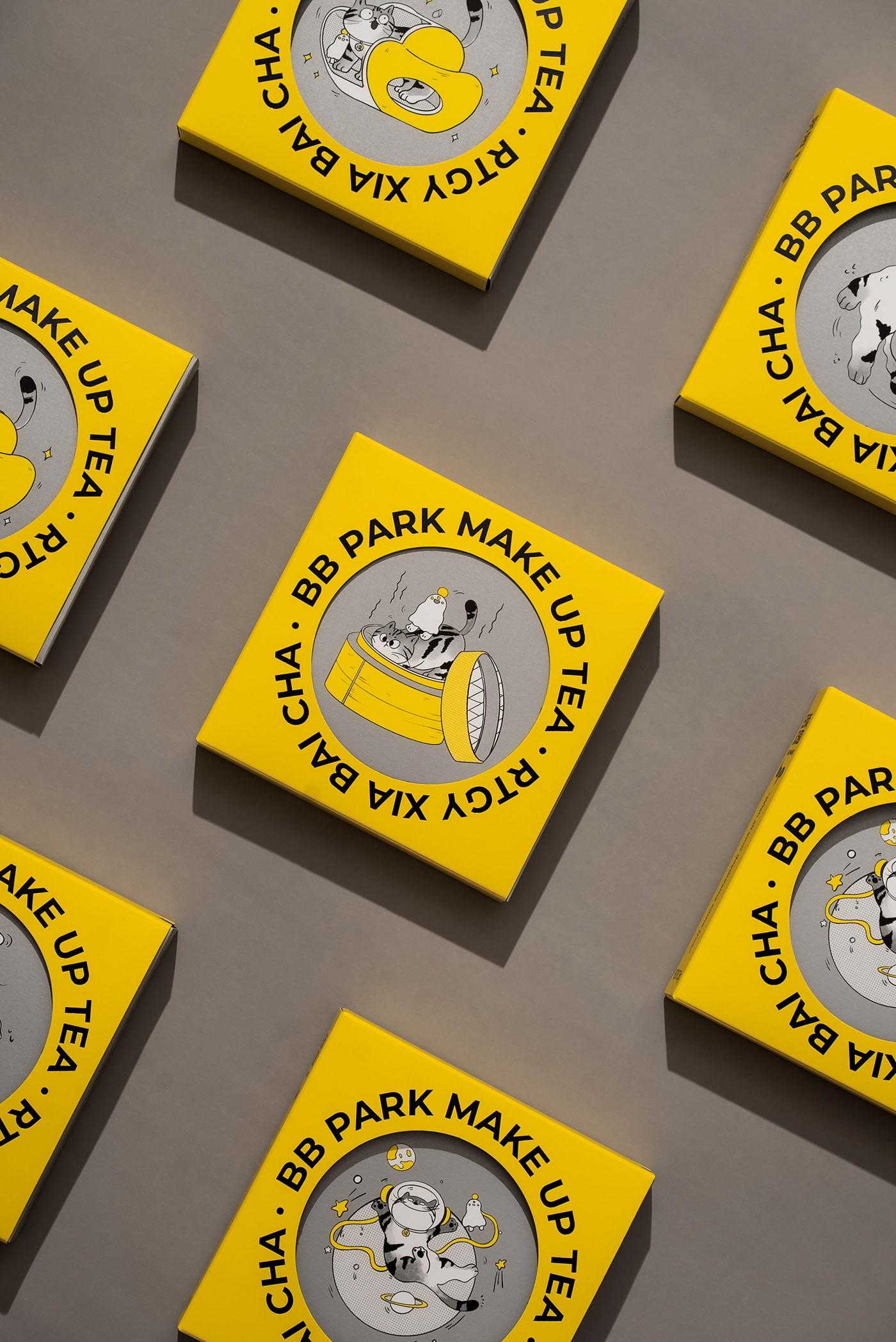 Cat Food Illustrator Packaging tea