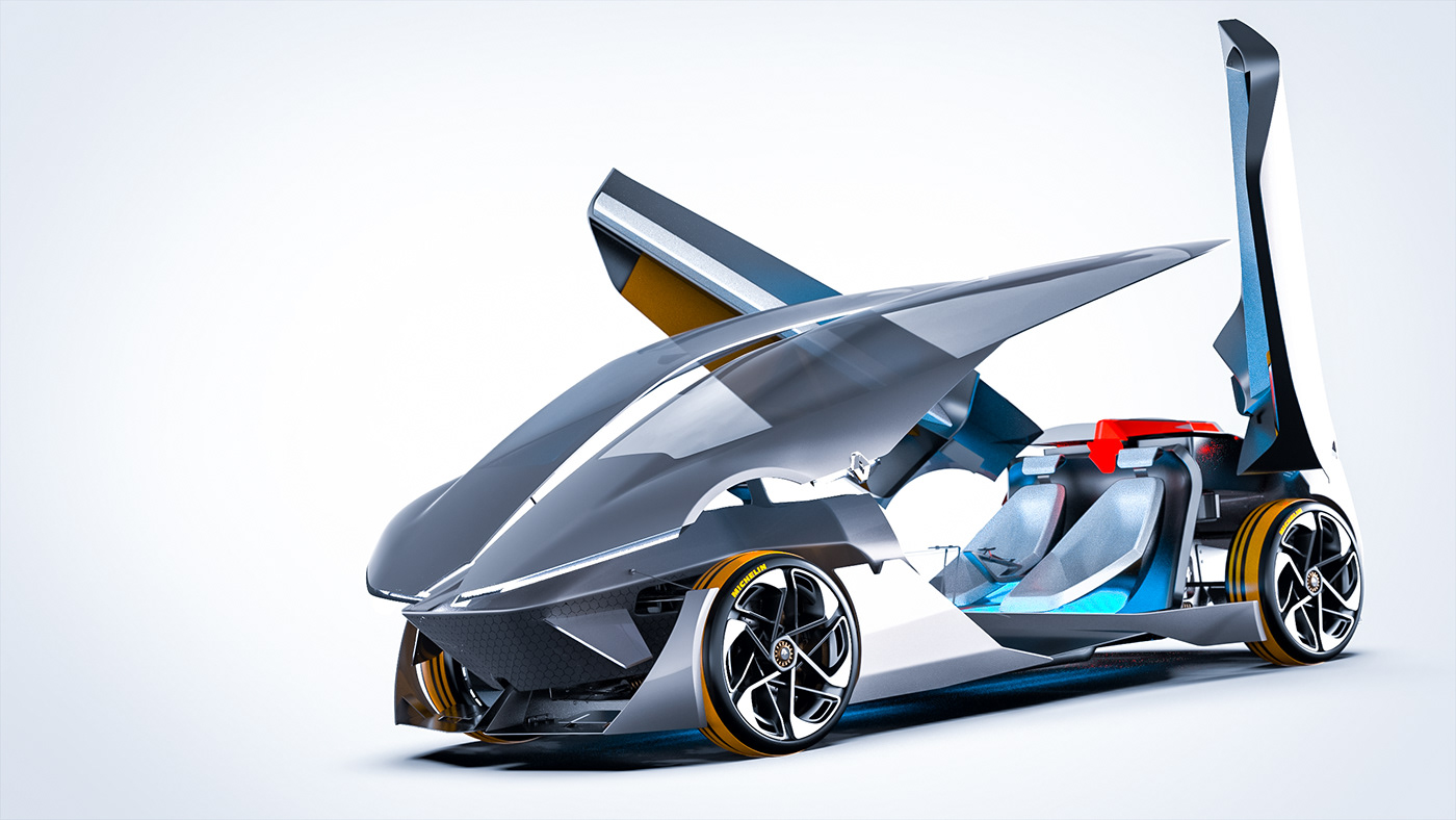 car renault conceptcar Sportscar family design