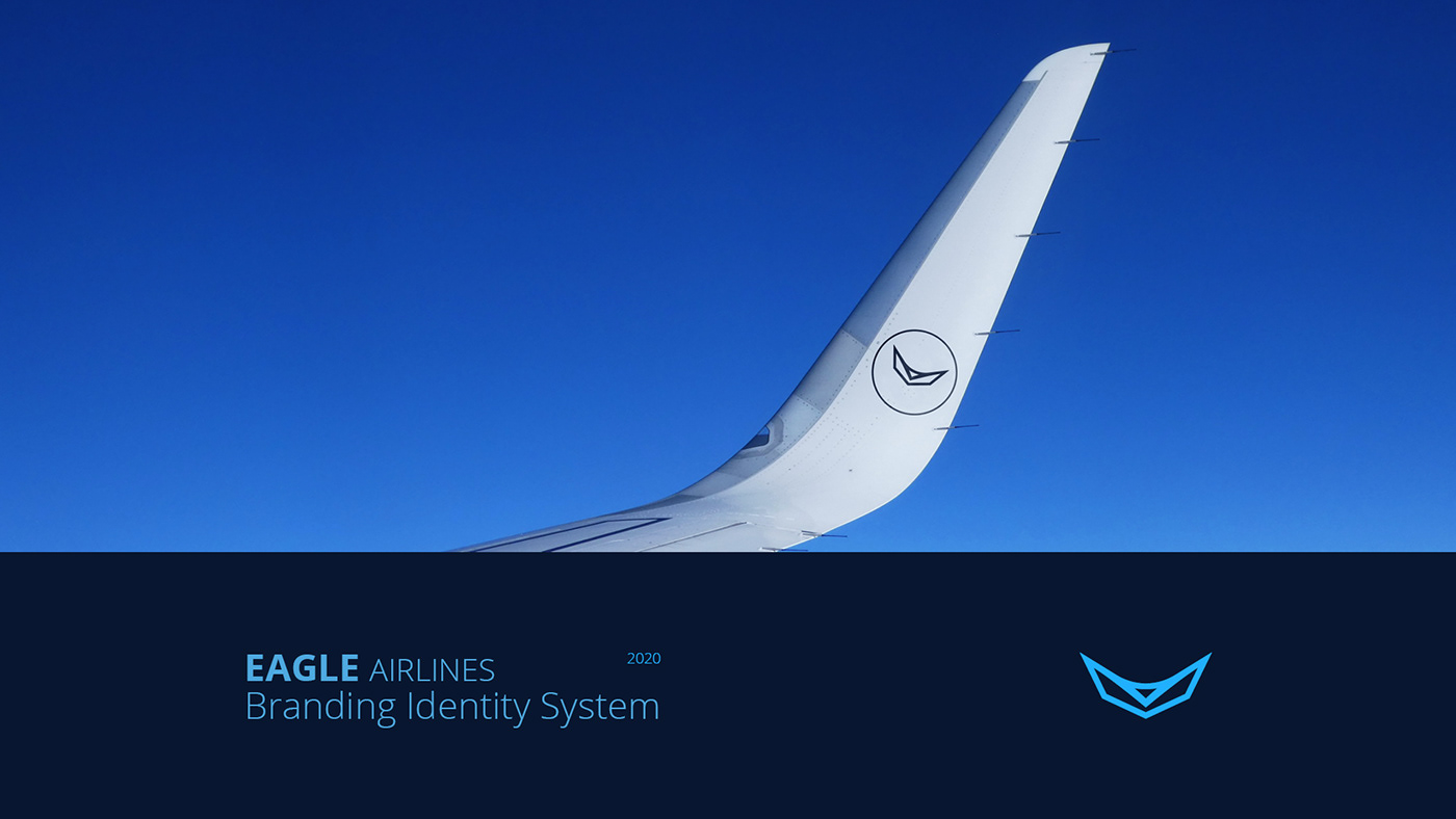 air Airlines blue branding  brandmark eagle identity Logo Design plane traveling