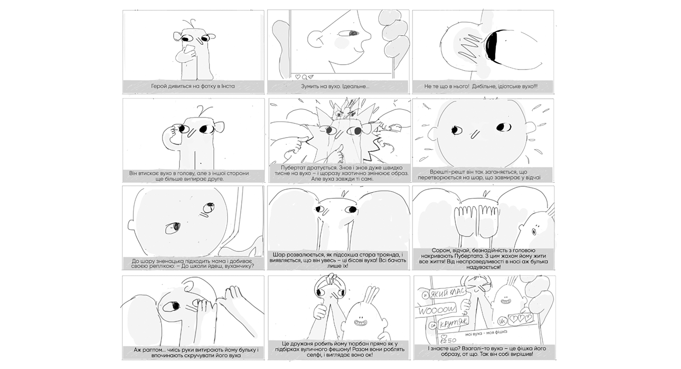 storyboard for animation