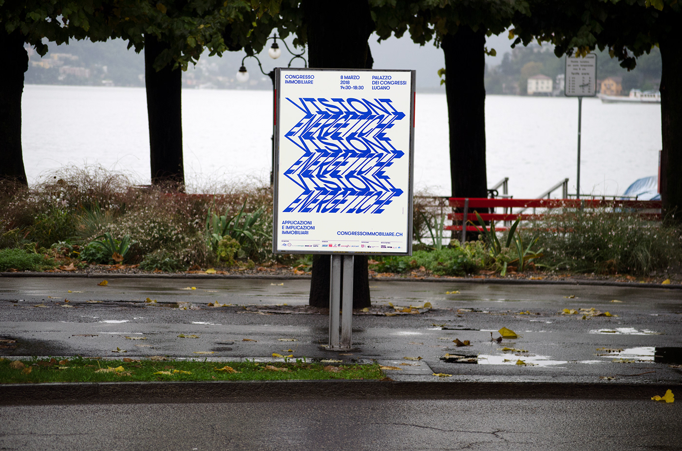 lugano swissposters BRRR Typeface Zurich Lausanne zig-zag poster Switzerland milano type