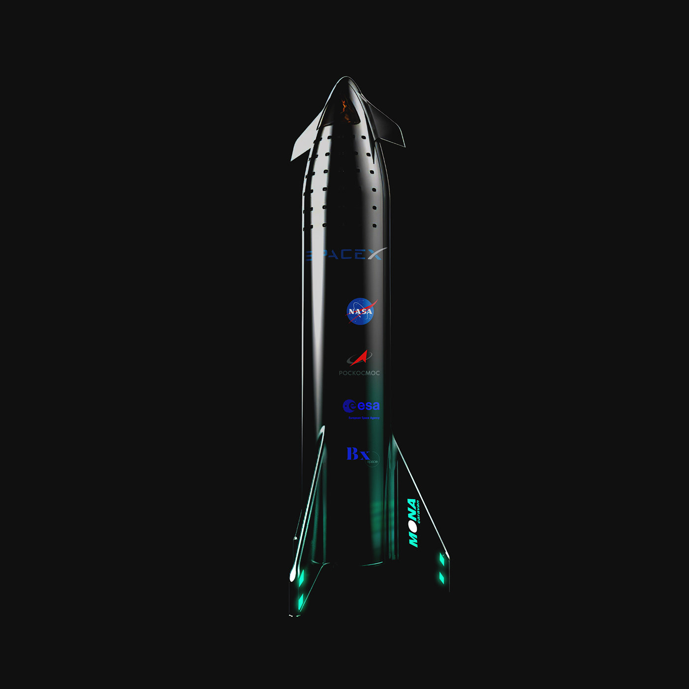 3D blender graphicdesign logo moon Space  spaceship ux/ui Web