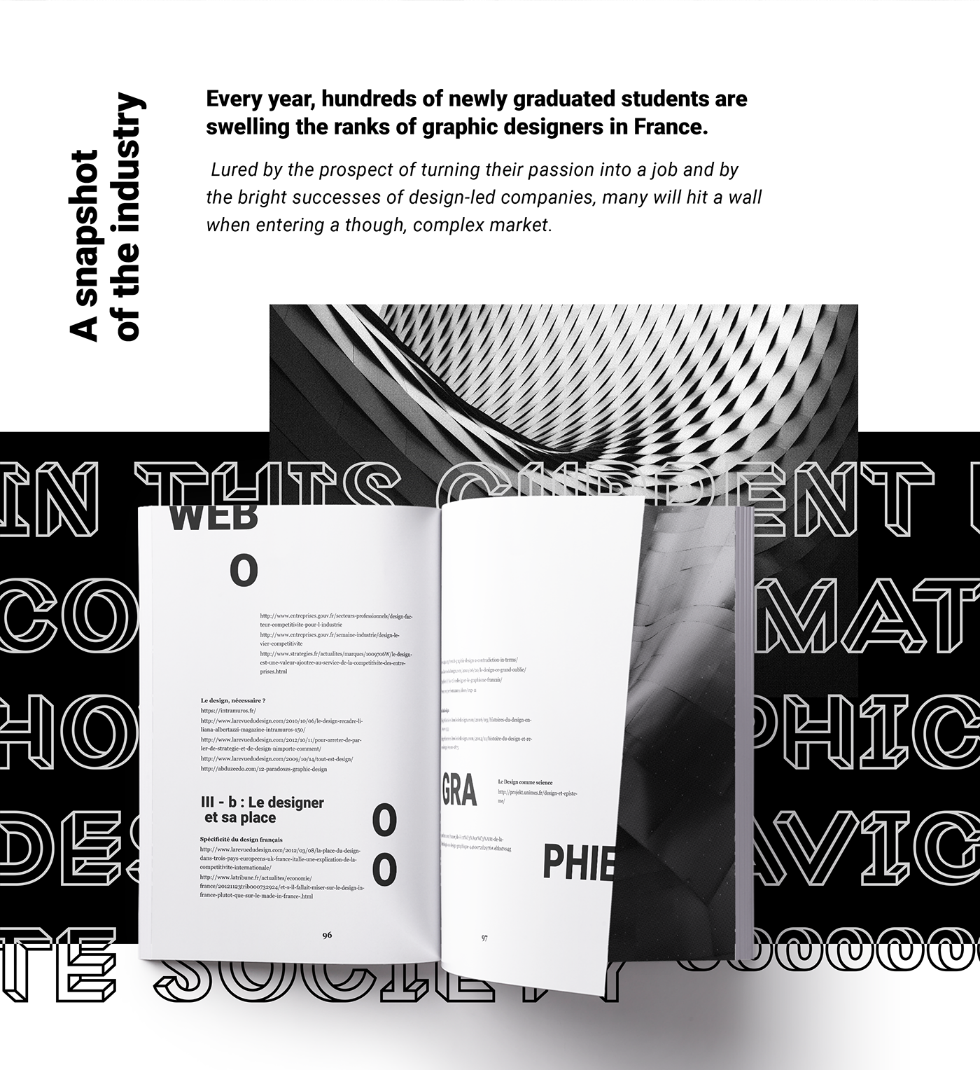print editorial black and white thesis Minimalism essay graphic designers france