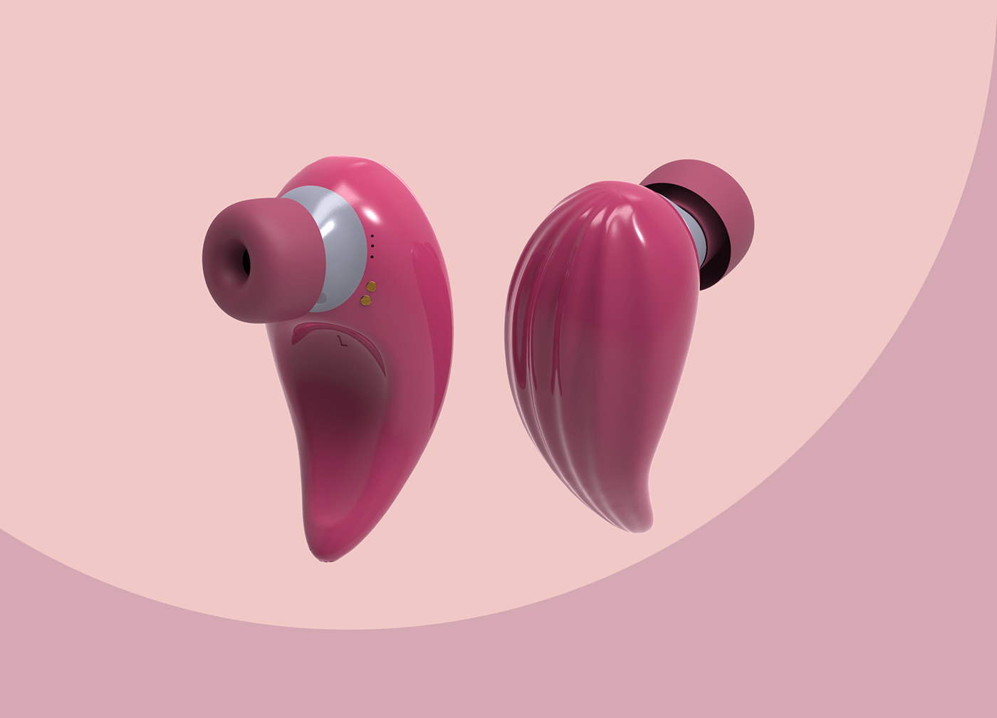 form studies Nature and Forms organic form product design  wireless earbuds