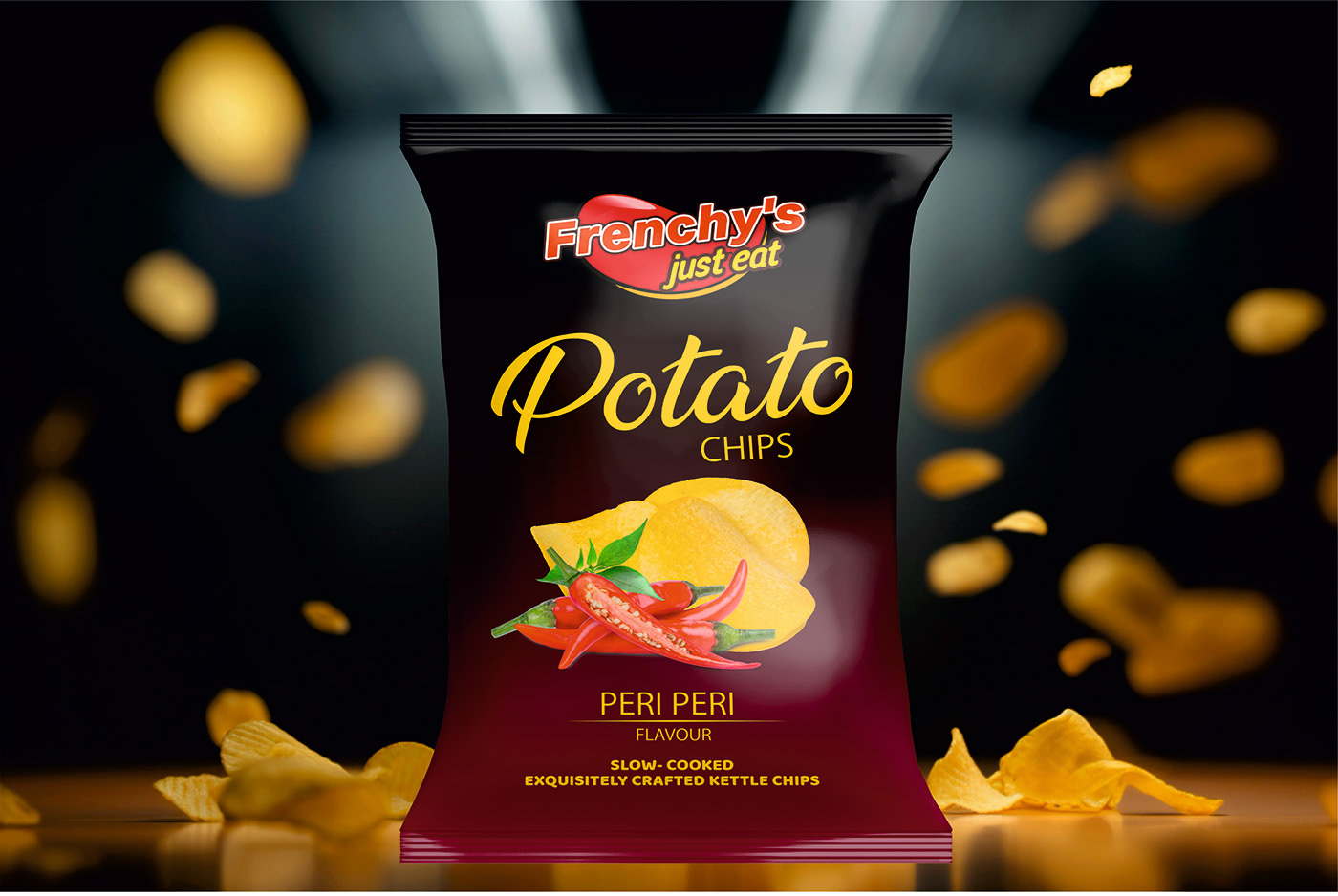 potato chips chips Packaging Mockup branding  Branding design Pouch Design  Food Packaging brand identity Graphic Designer