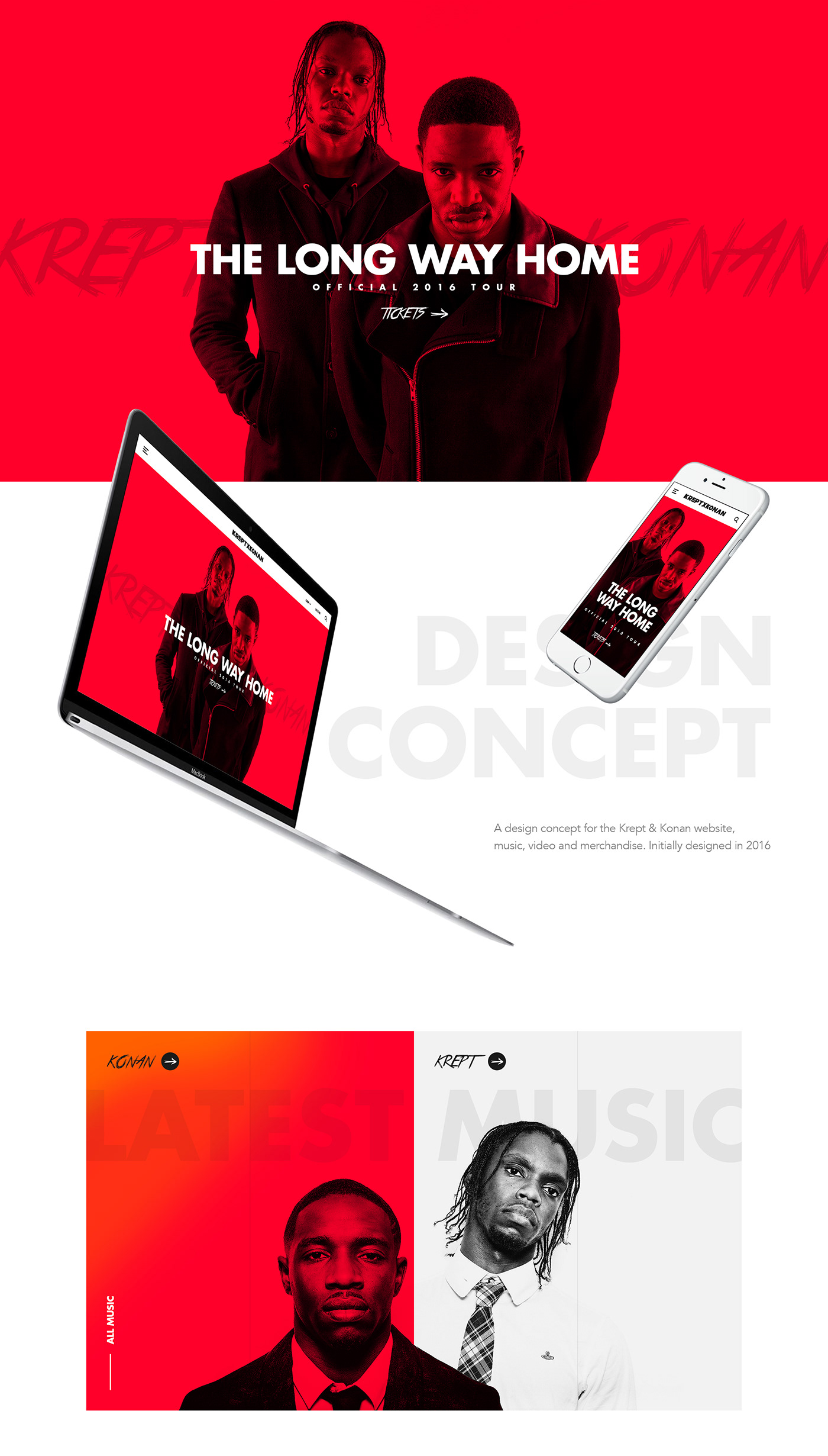 krept & konan music video merchandise London Web Design  UI ux mobile concept