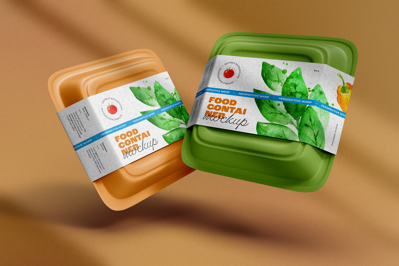 branding  Food Container Mockup food mockup free Label Mockup Packaging packaging design