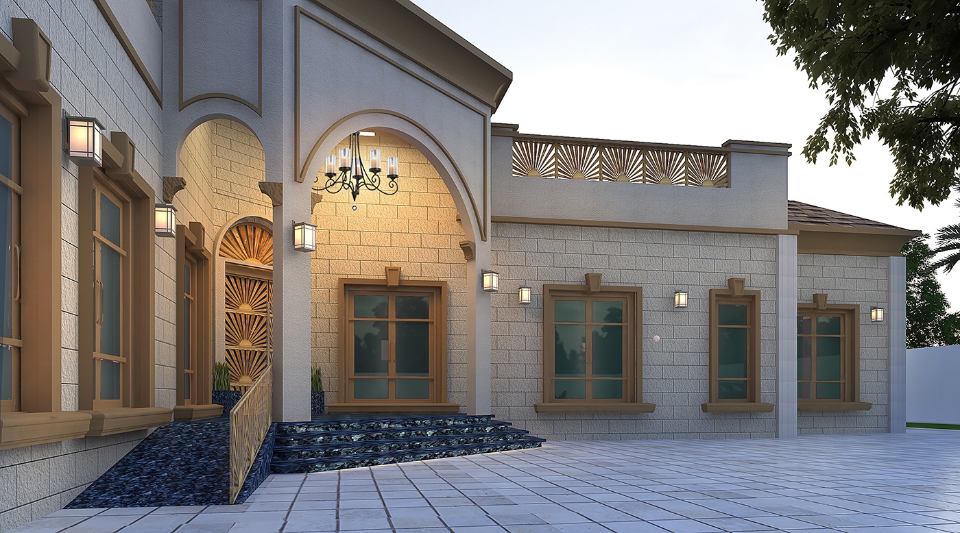 3D architecture exterior exterior design Render visualization