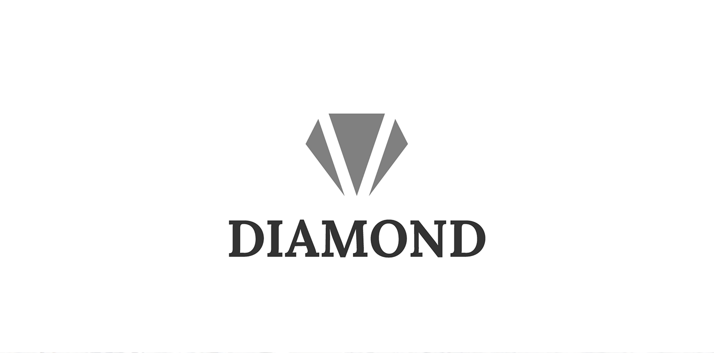 gemstone logo lapidary art minimalistic Logo Design