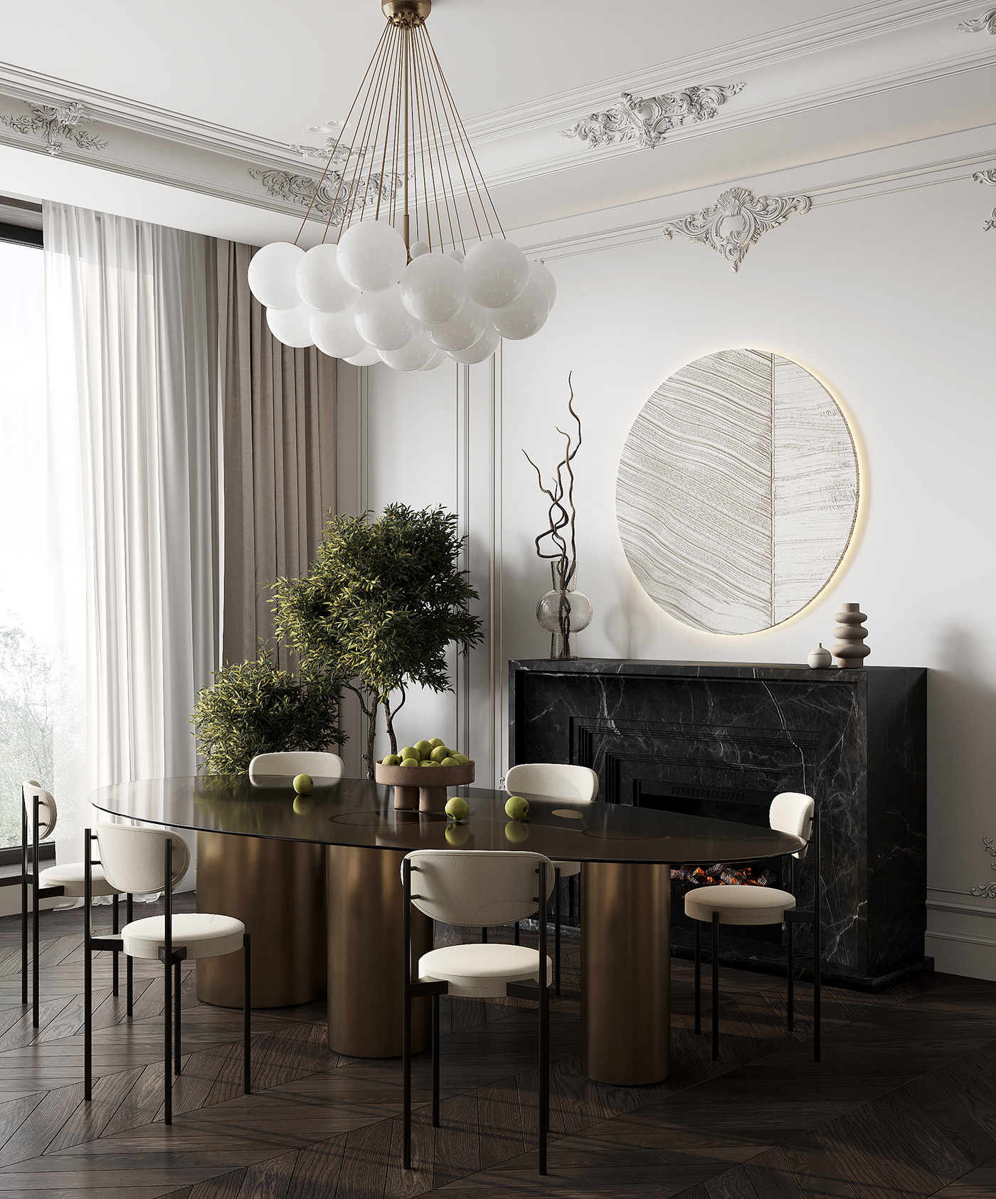 3ds max corona render  design Interior interior design  kitchen living room Render visualization