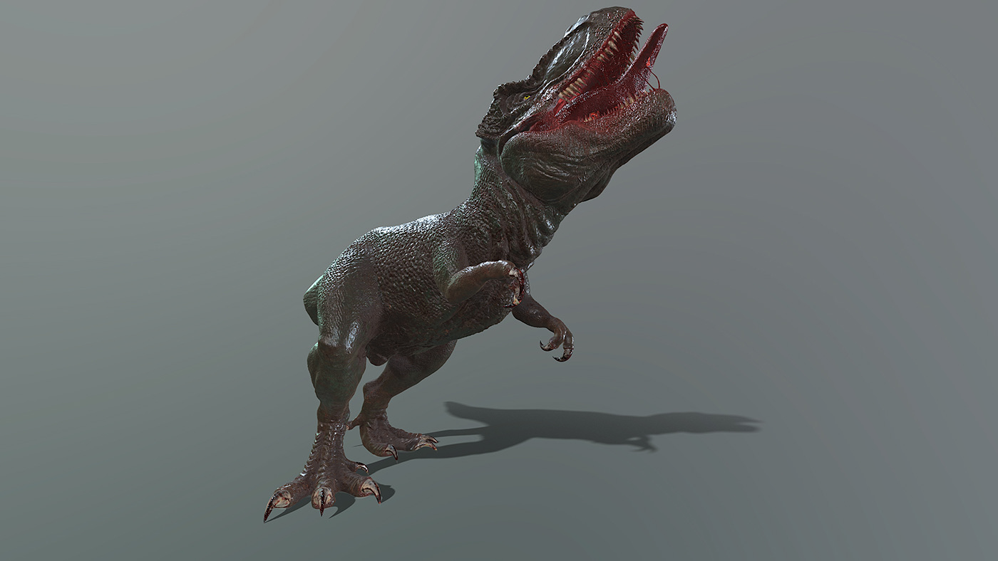 Character design  Digital Art  Dinosaur paleoart paleontology prehistoric Printing reptile t-rex tyrannosaurus