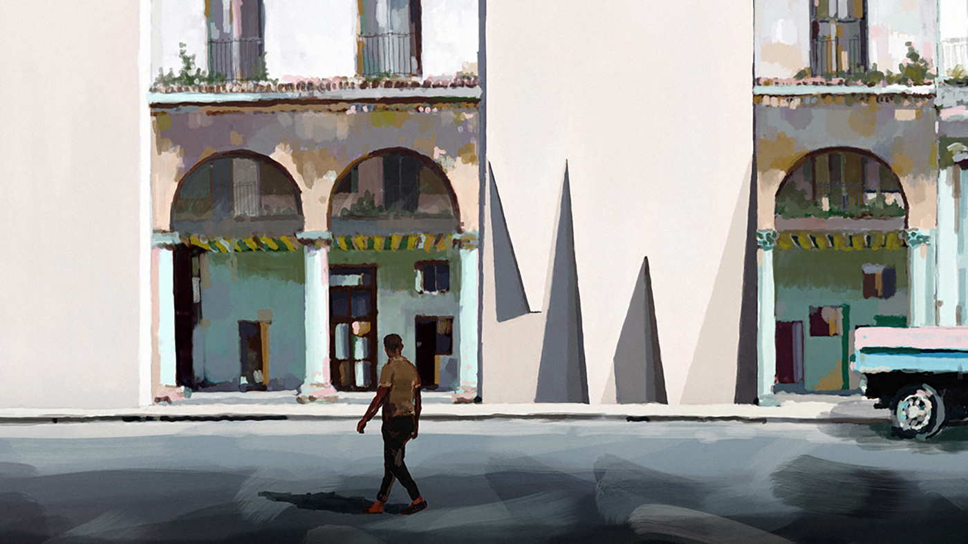 fragment painting   architecture digital ruins