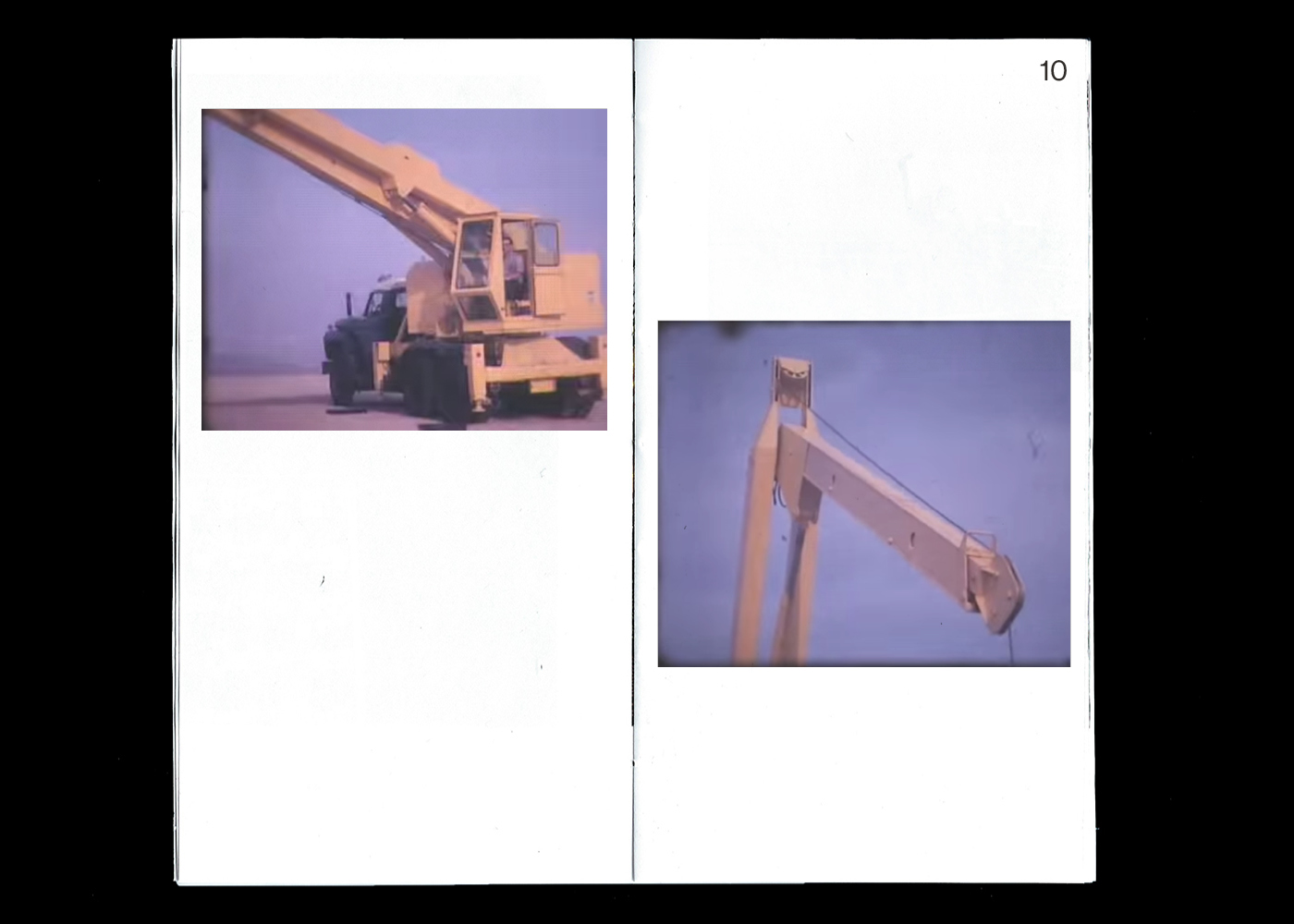Catalogue cranes Zine  Booklet stitched printed Archive documentation photobook categories