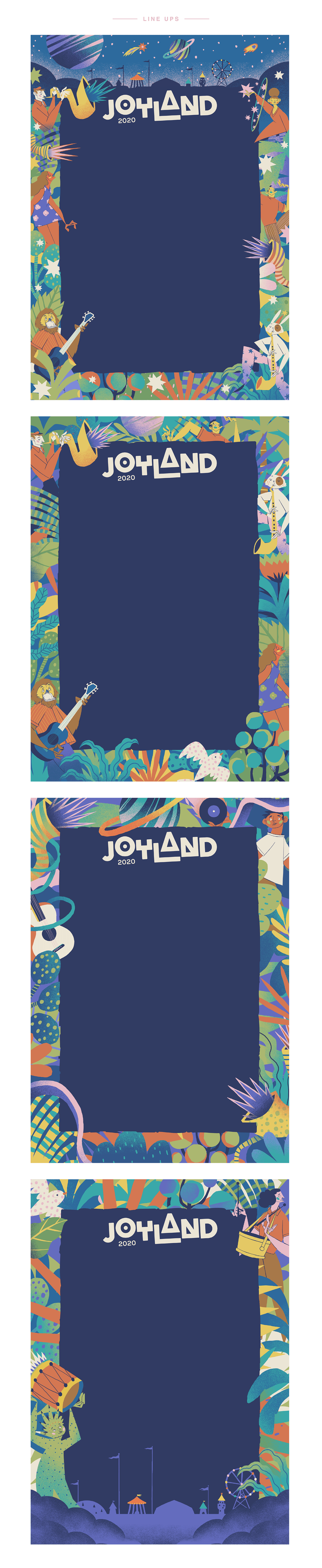 Music Festival festival Musical concert line up poster jakarta music band joyland musıc
