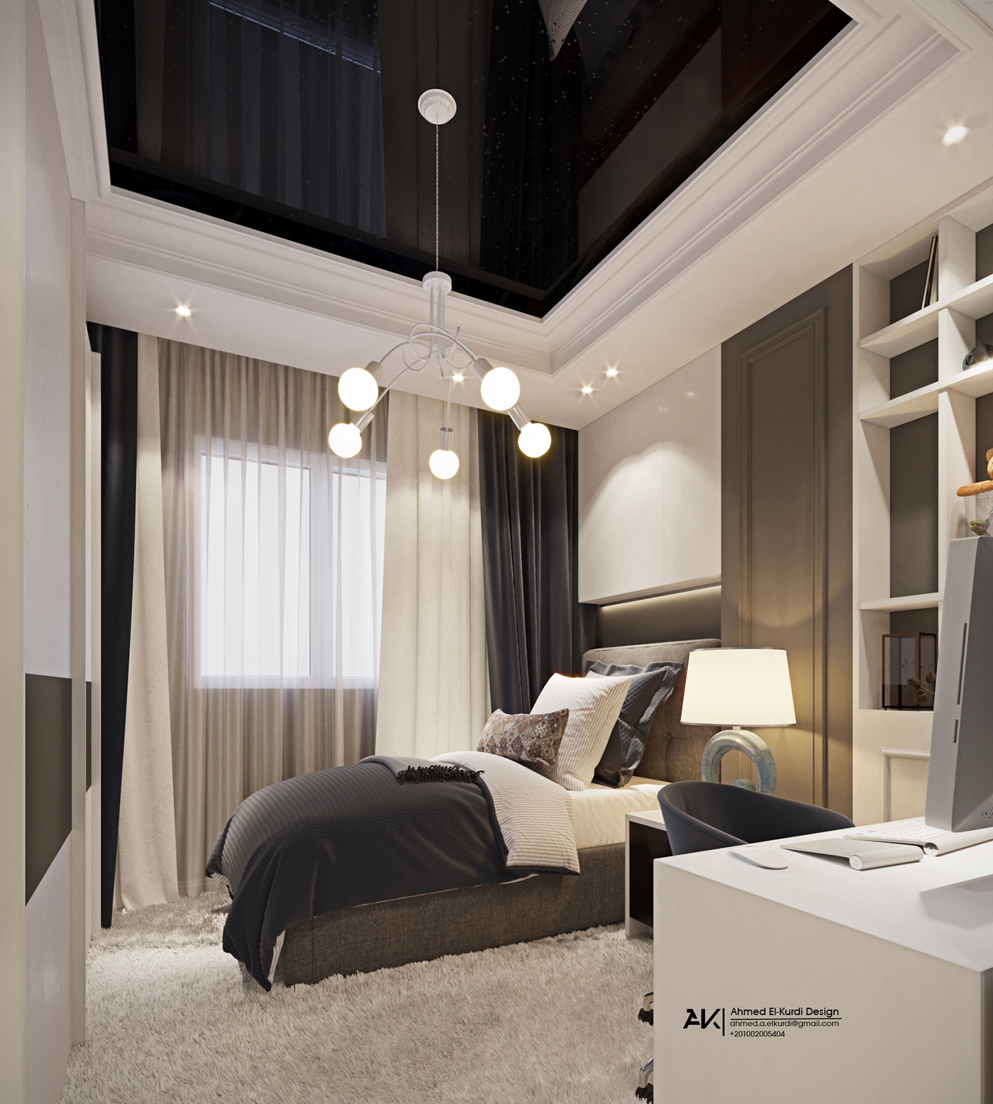 boy bedroom fiber optic ceiling ideas kid egypt interior design 