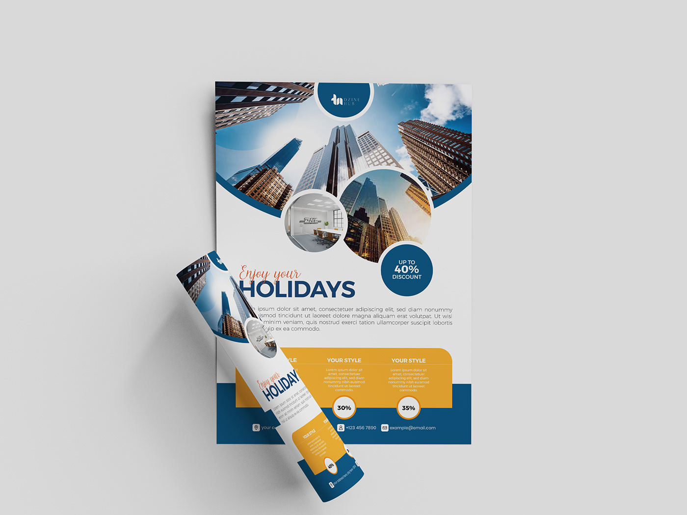 Promotional Free Flyer template