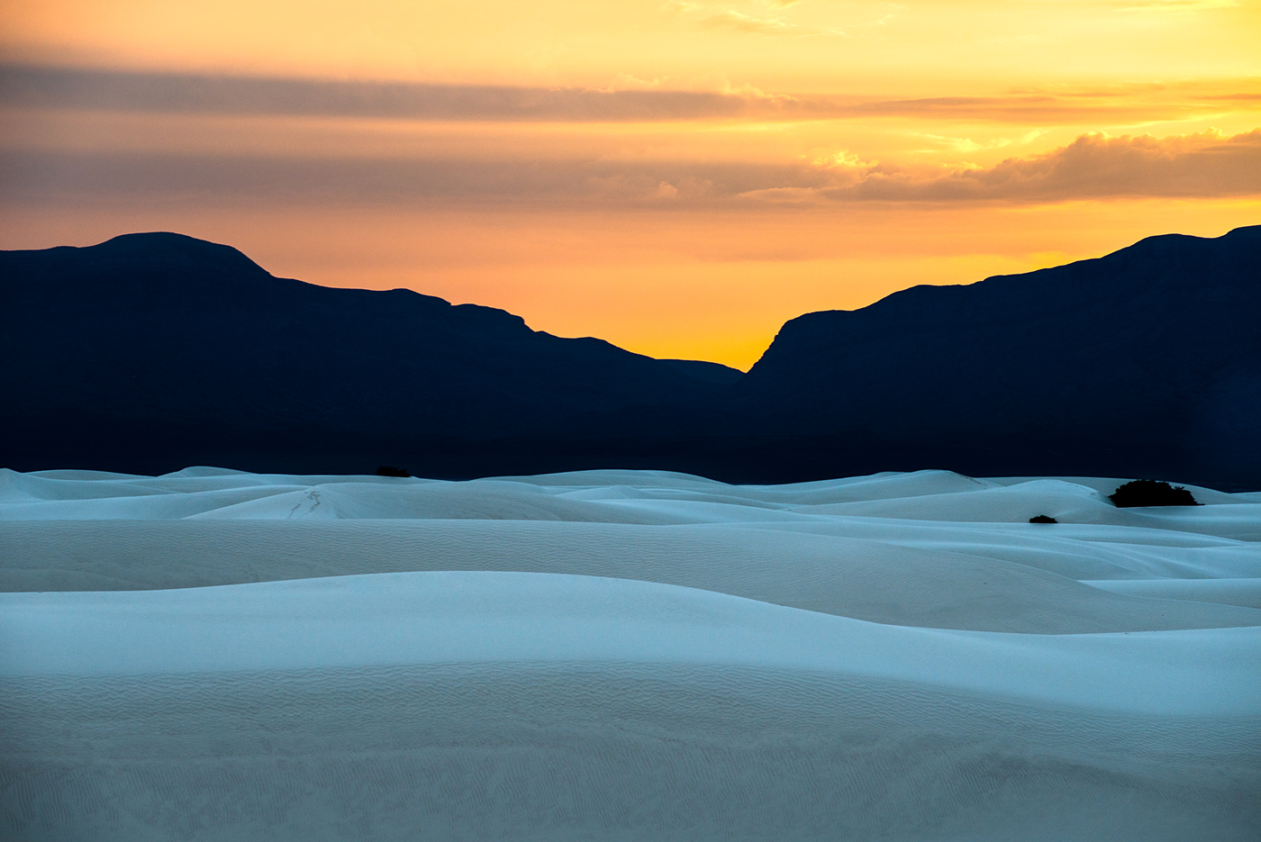 Travel Landscape desert sand dune Nature White Sands new mexico Sunrise sunset