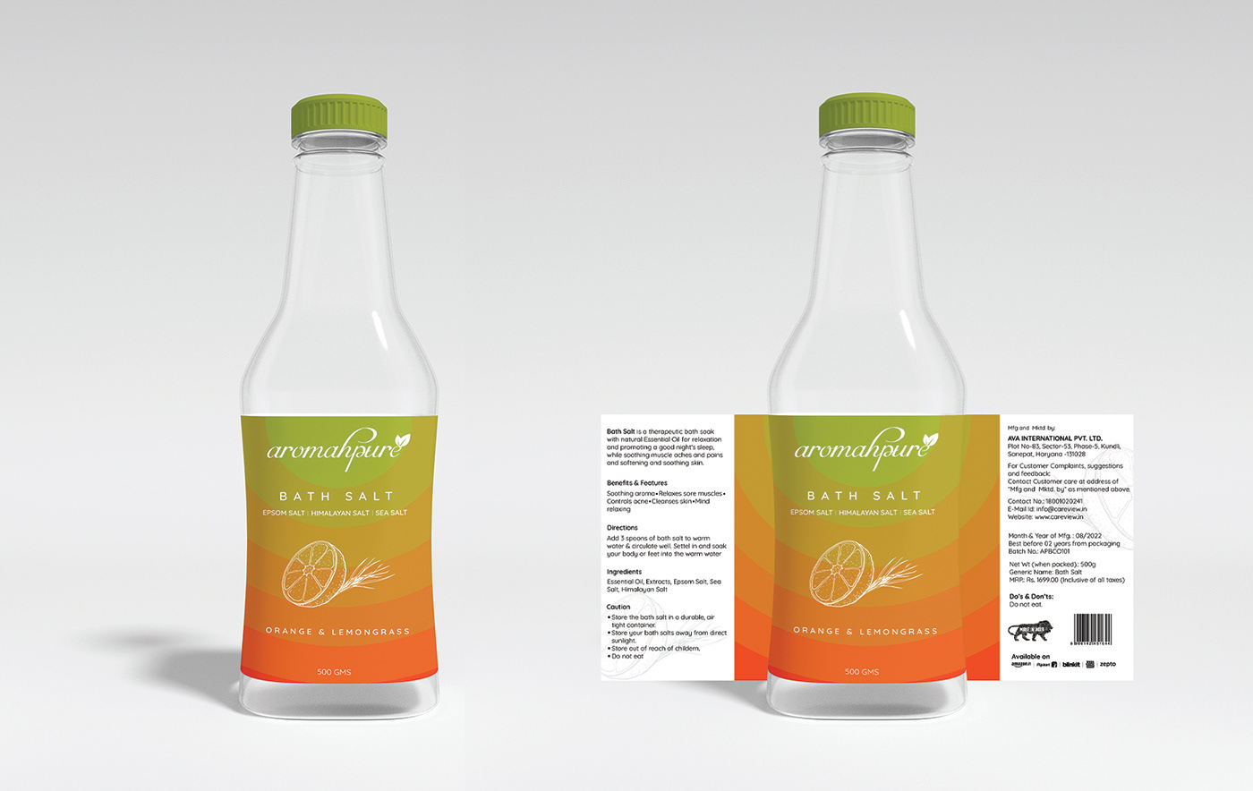 bathroom Bathsalt brand brand identity design graphic design  Mockup Packaging packaging design product