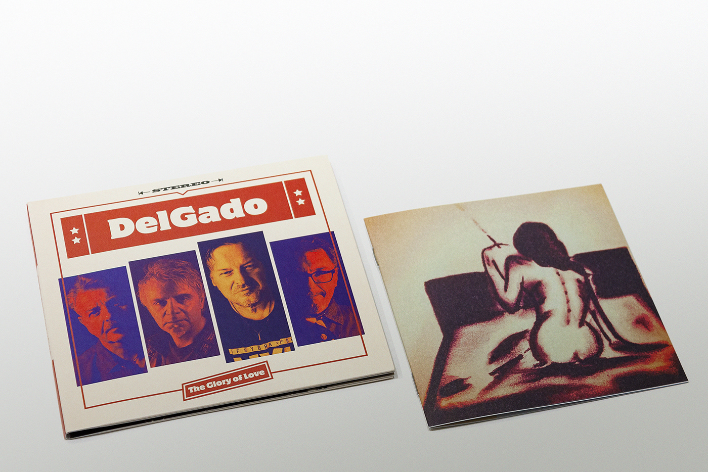 Delgado CD Digipack cd booklet art direction  Graphic Designer music record rock