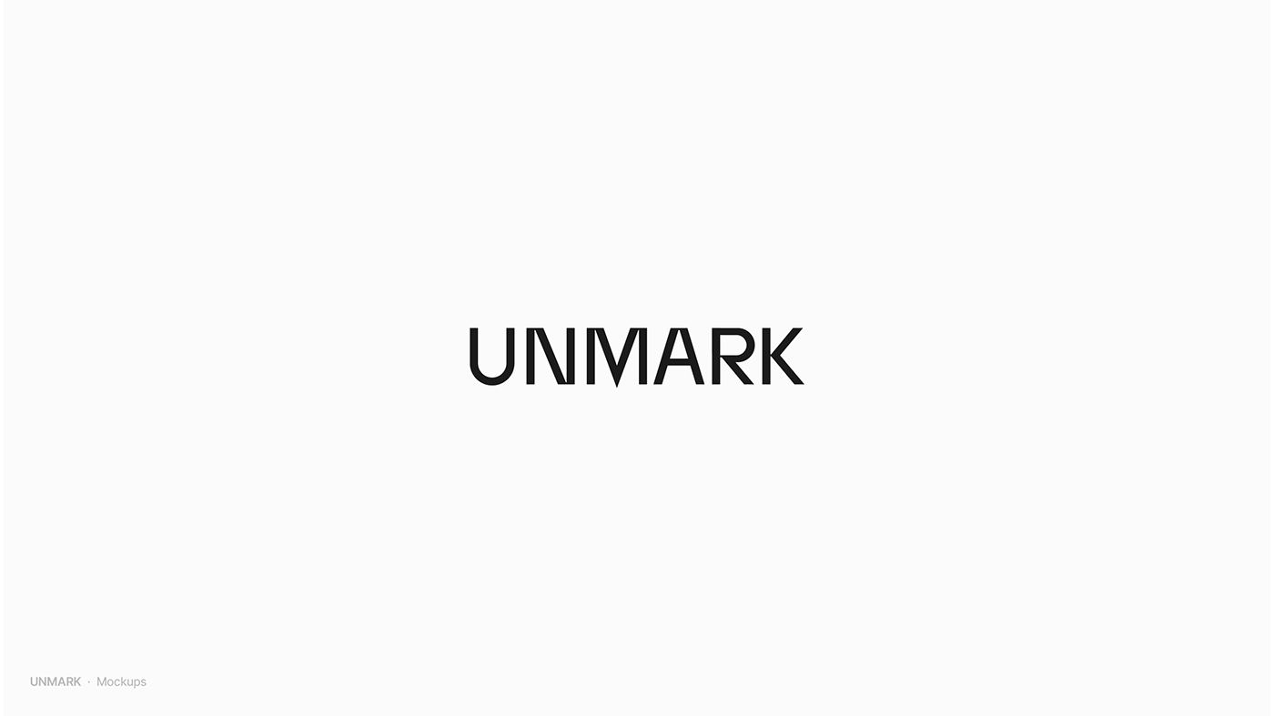 UNMARK  ·  Mockups