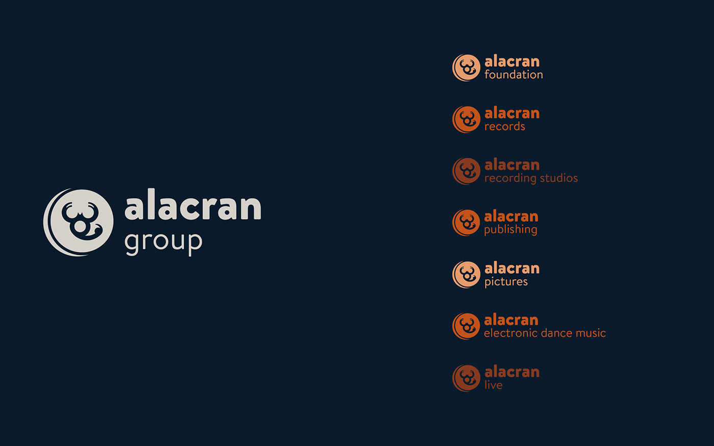 music Alacran Foundation Alacran Group piero salardi alacran  empowering brand identity logodesign Logotype