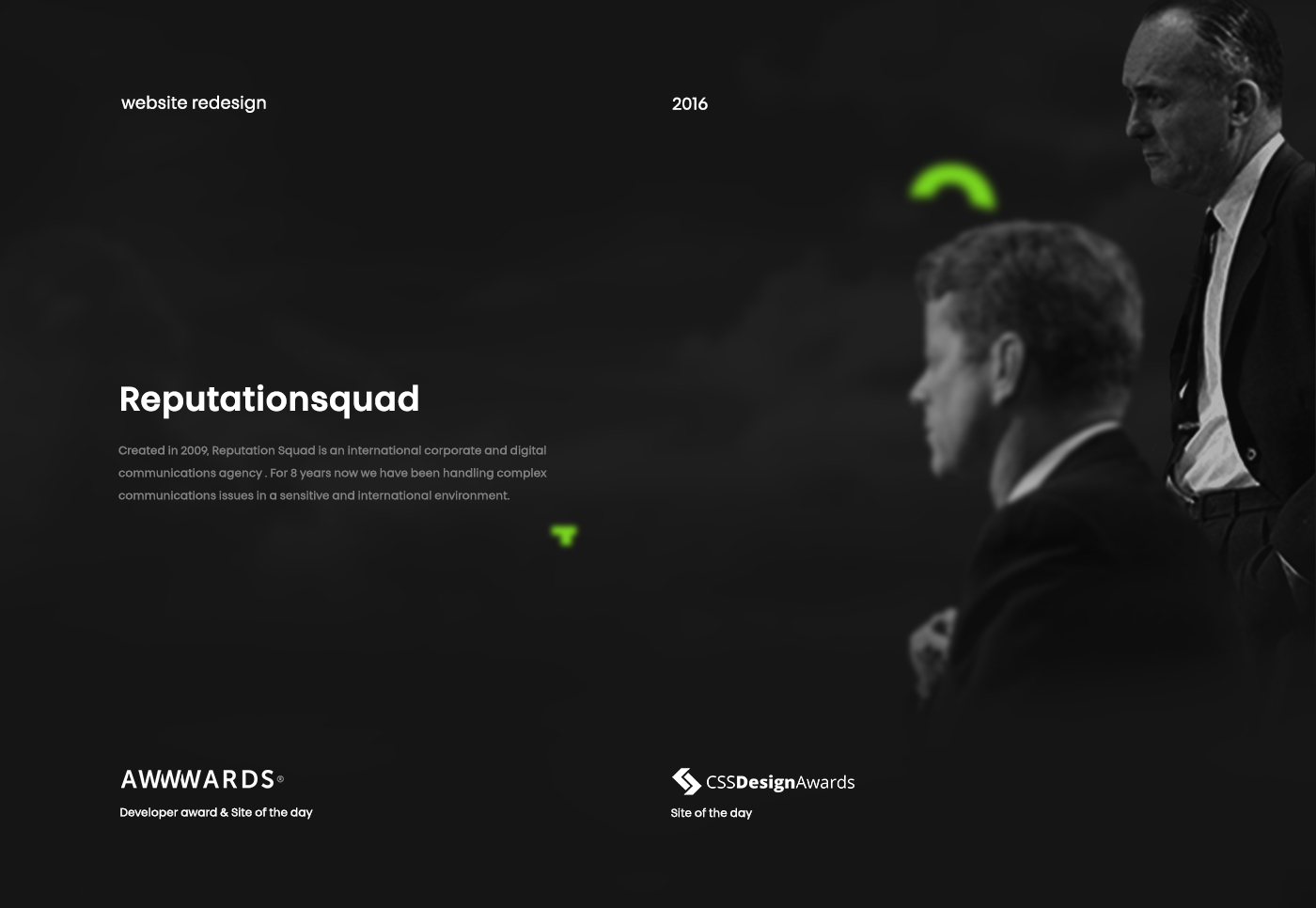 reputationsquad design webgl 3D Website Experience people agency