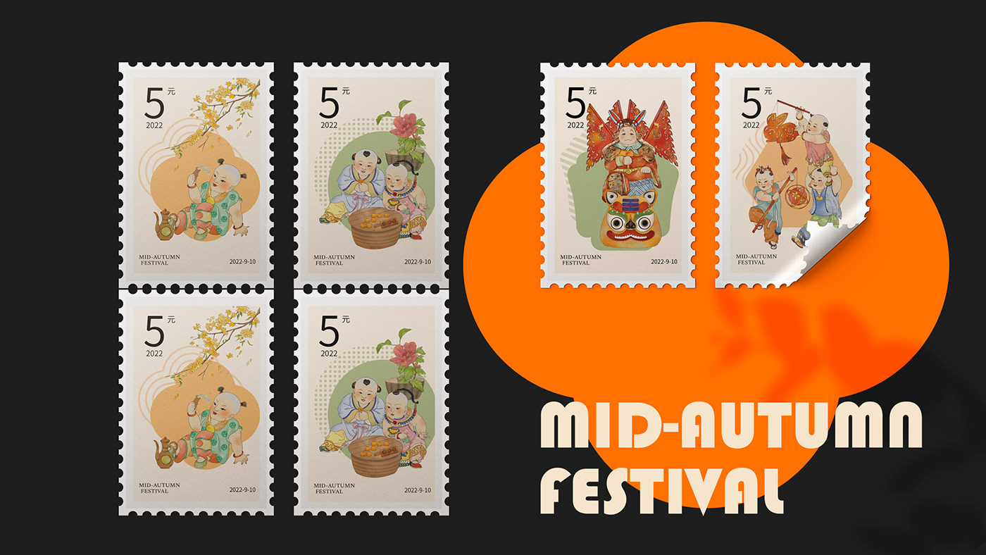 logo設計 Mid-Autumn Festival Packaging 中秋節  包裝設計 品牌設計 平面設計 排版 設計