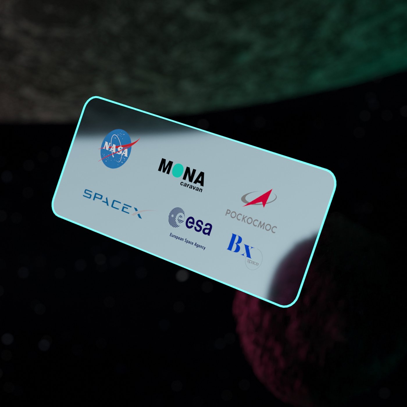 3D blender graphicdesign logo moon Space  spaceship ux/ui Web