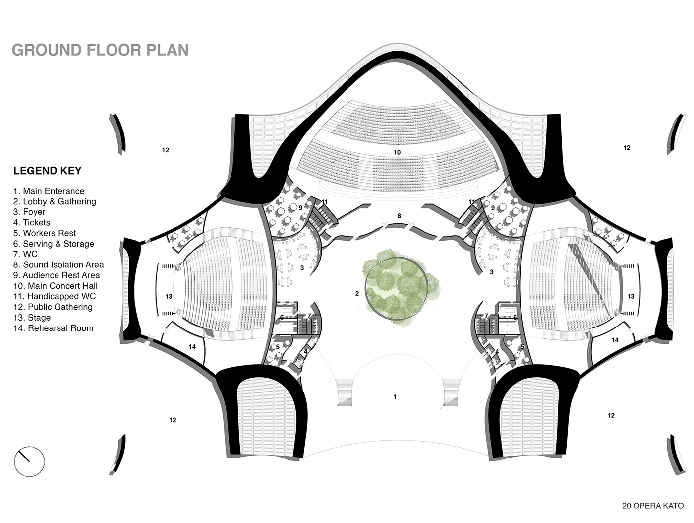 3D architecture design diagram modeling photoshop Render revit Rhino SketchUP