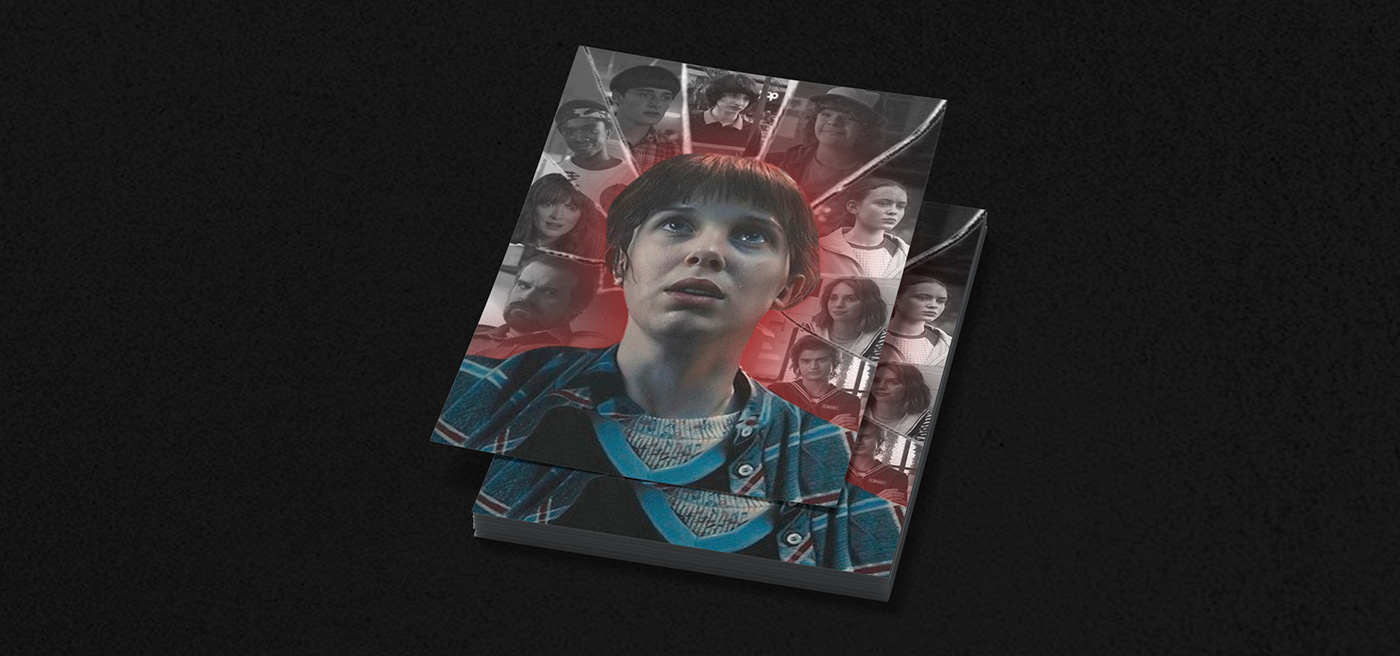 poster photoshop Poster Design Graphic Designer posters Stranger Things series Netflix