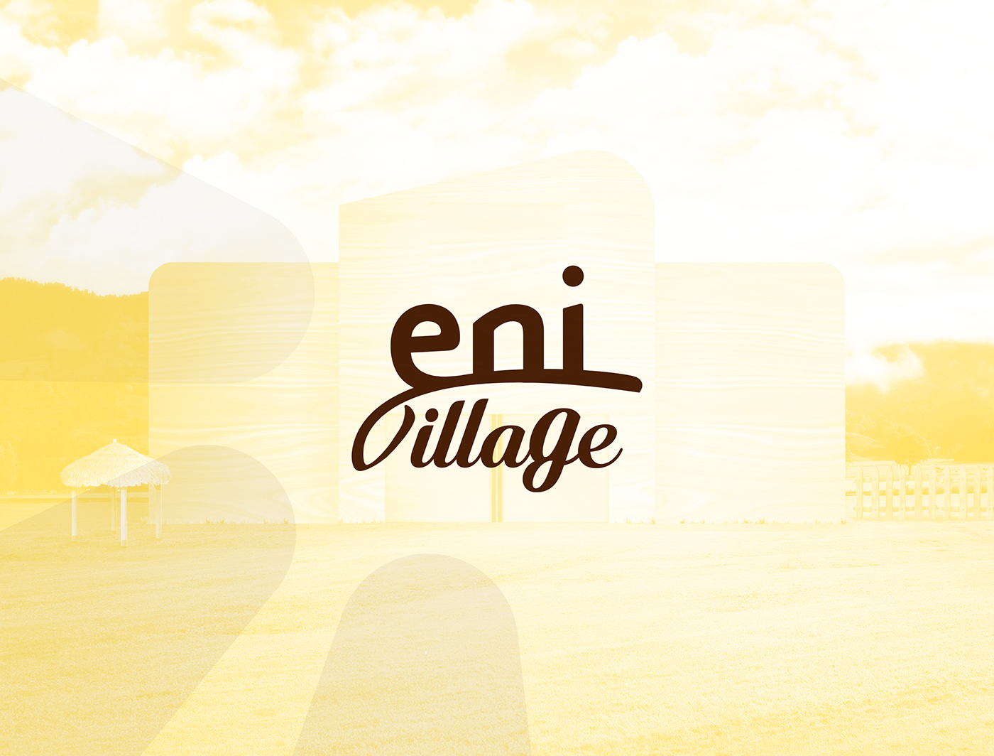 eni Project energy Advertising  campaign Creativity visual graphic village