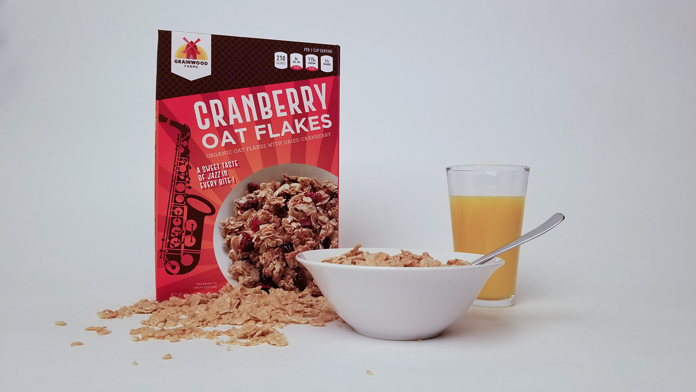 Packaging graphic design  Cereal breakfast Food  art direction  design Photography  branding 