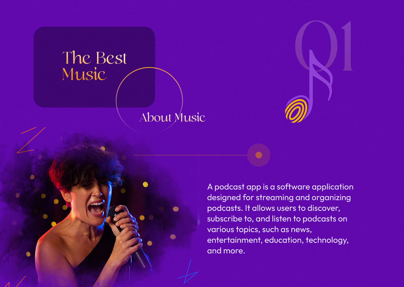music app app app design podcast Mobile app UI/UX ui design Figma music Music app design