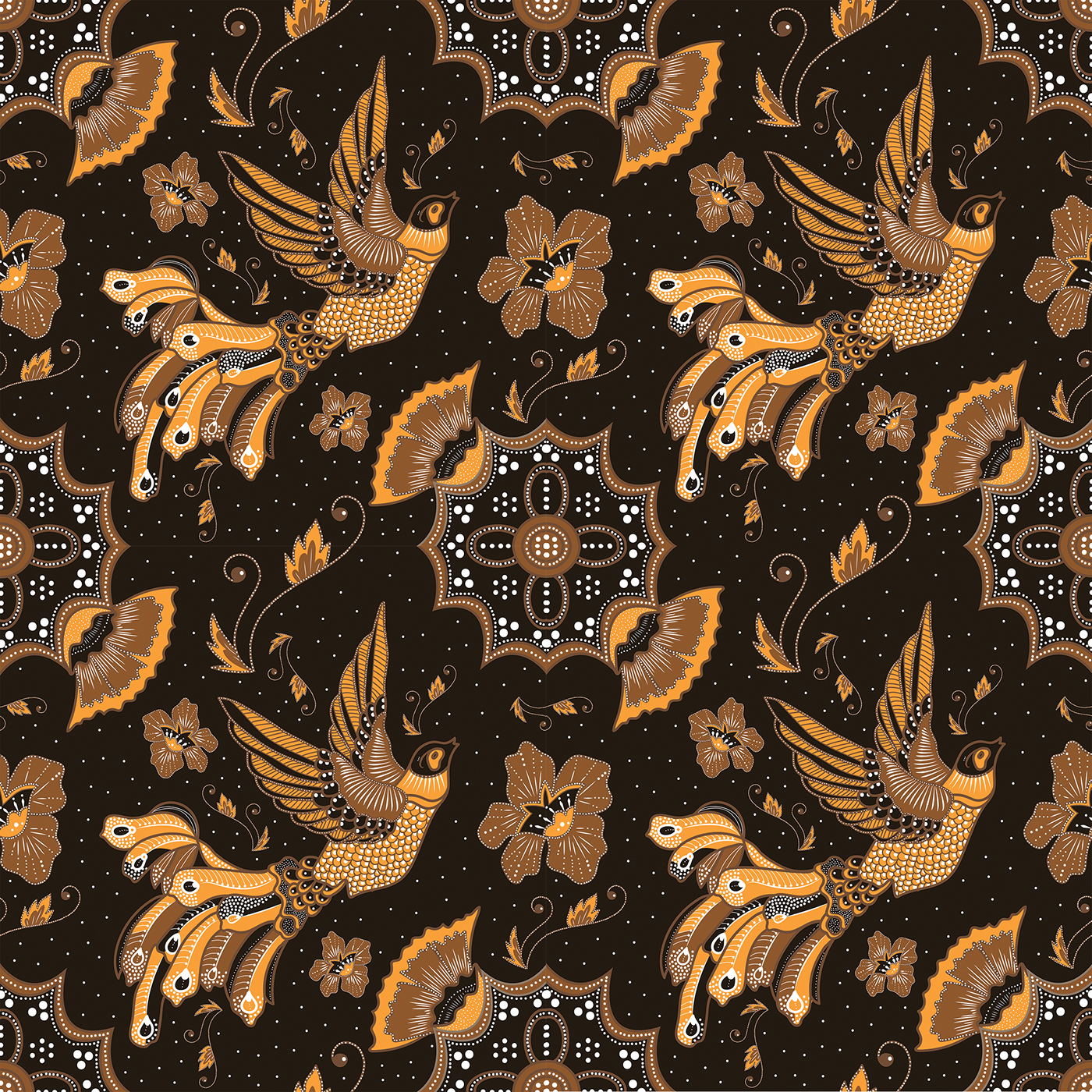 batik pattern design ILLUSTRATION  graphic design  OCADU