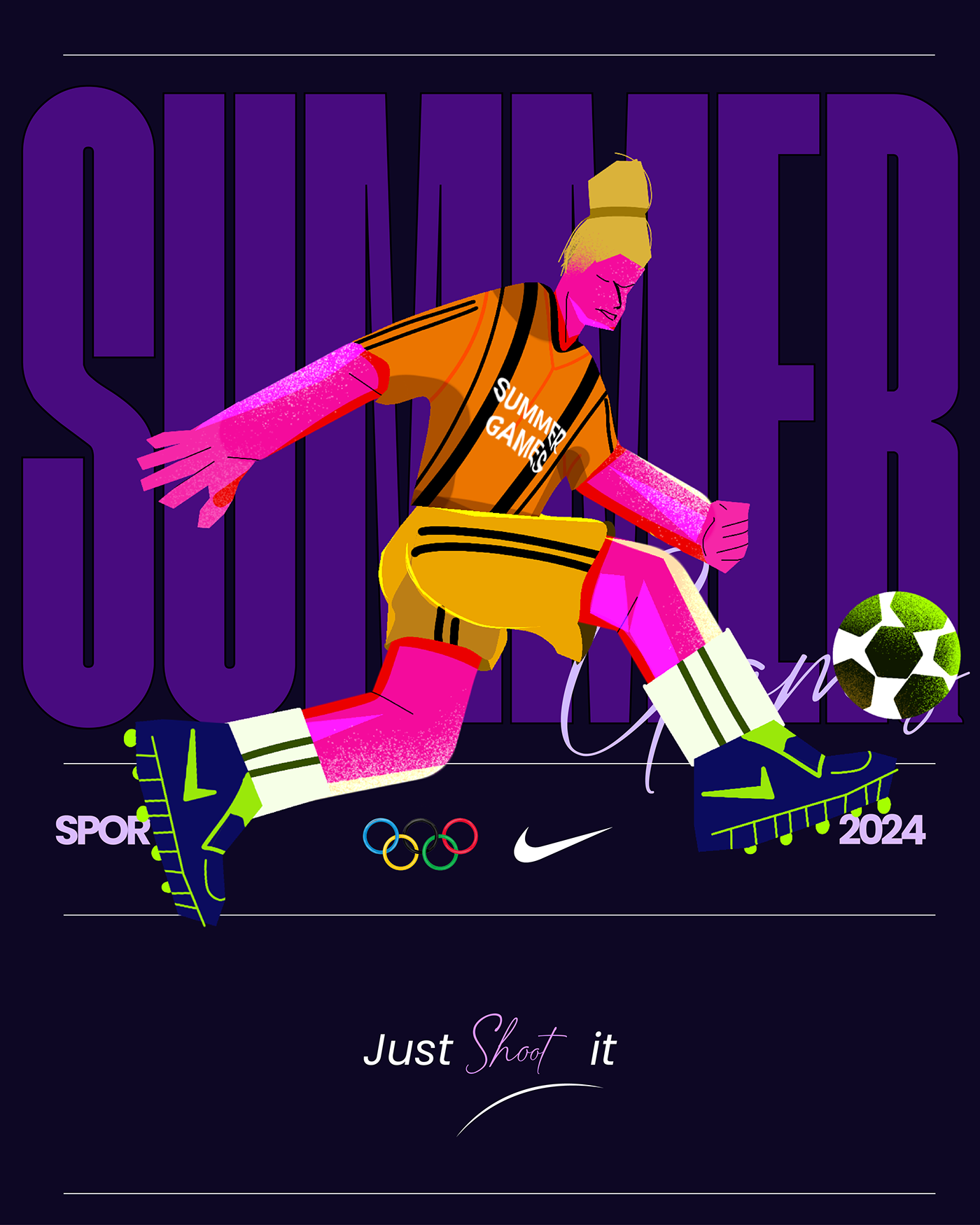 Olympics ILLUSTRATION  design sportdesign sports illustrations Character design  characterillustrations digitalart Illustrator