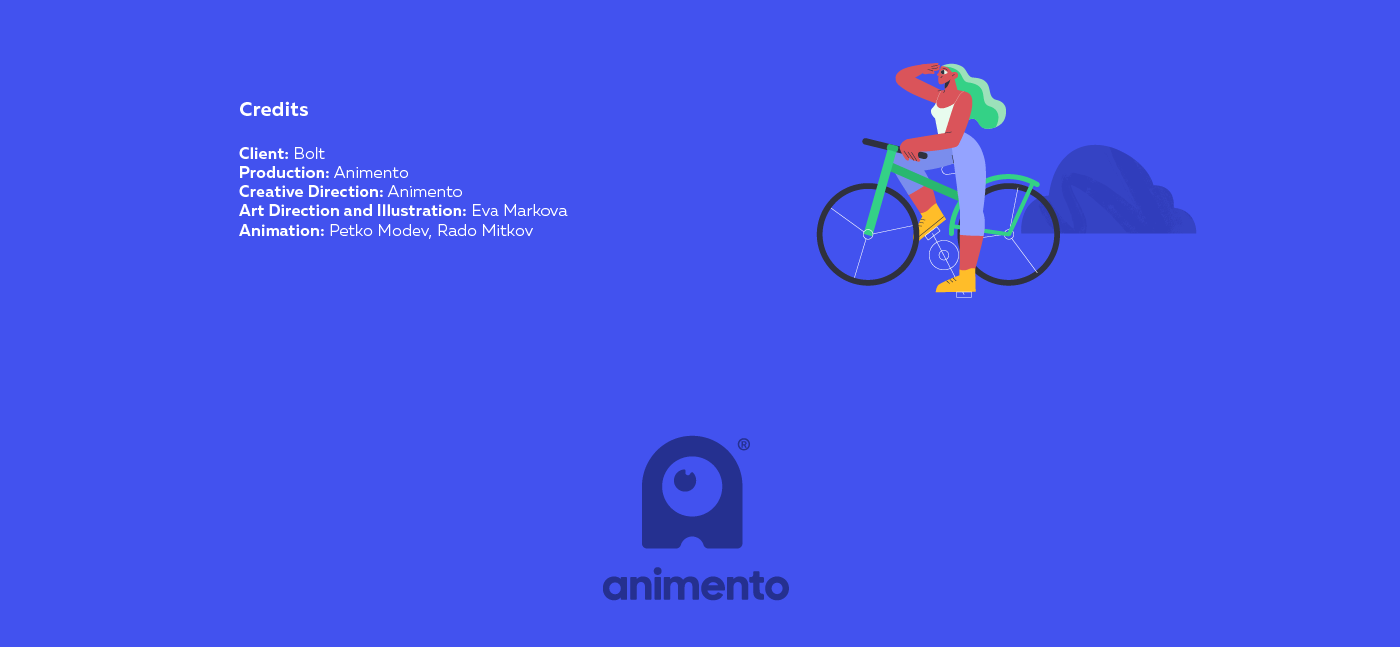 animation  animento bolt character animation characters gif motion motion graphics  Scooter ILLUSTRATION 
